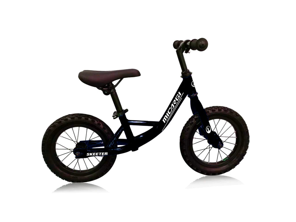 12" Push Bikes Steel Frame Air Tire, Wheel Black - Energize Trek