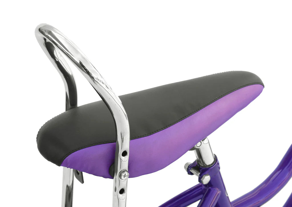 Micargi Taylor 16" Lowrider Coaster Brake One Piece Crank Alloy Rims 16x1.75 28H White Wall Tire, High Rise Handlebar & Black Banana Seat, - Energize Trek
