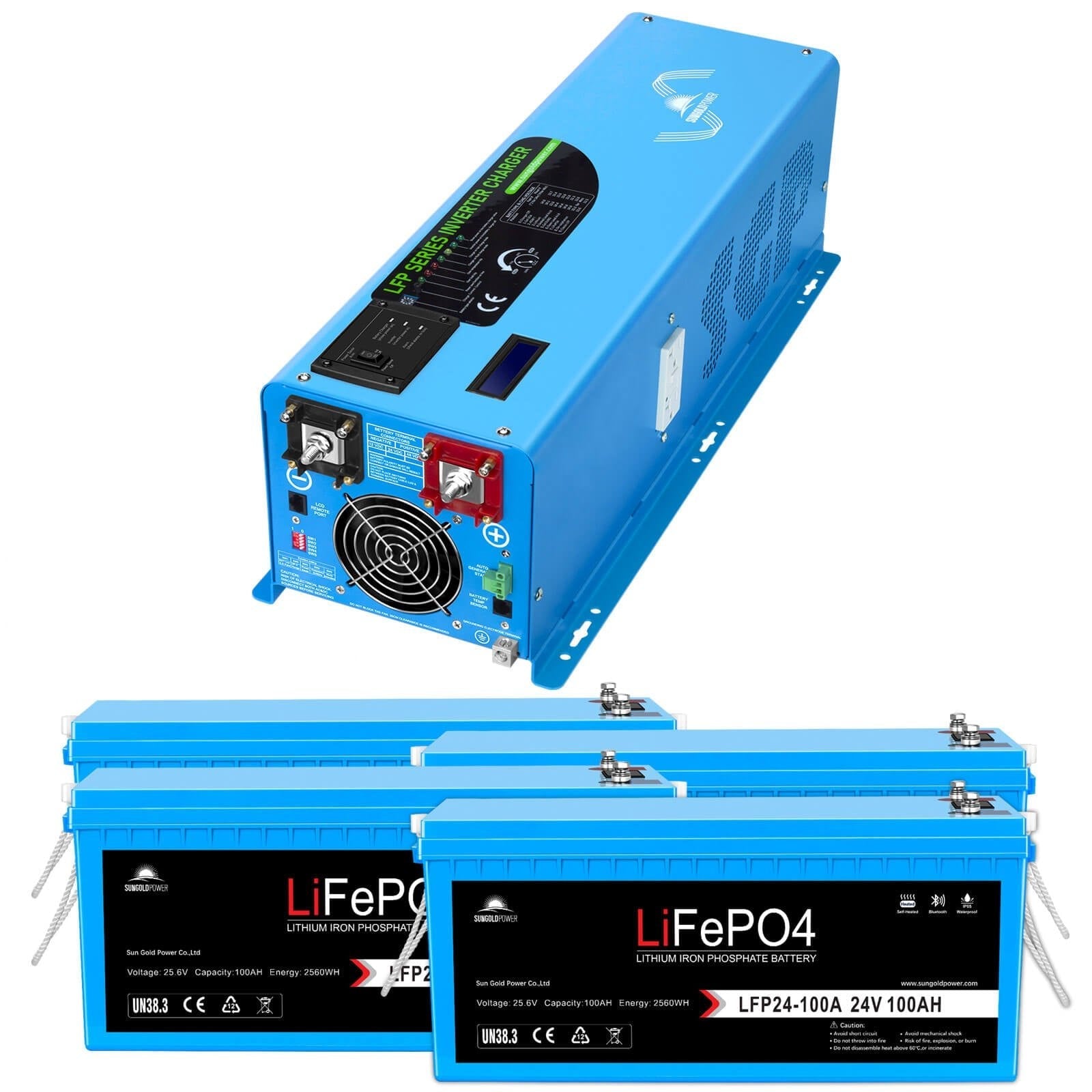 6000W DC 24V/ 48V Split Phase Pure Sine Wave Inverter With Charger - Energize Trek