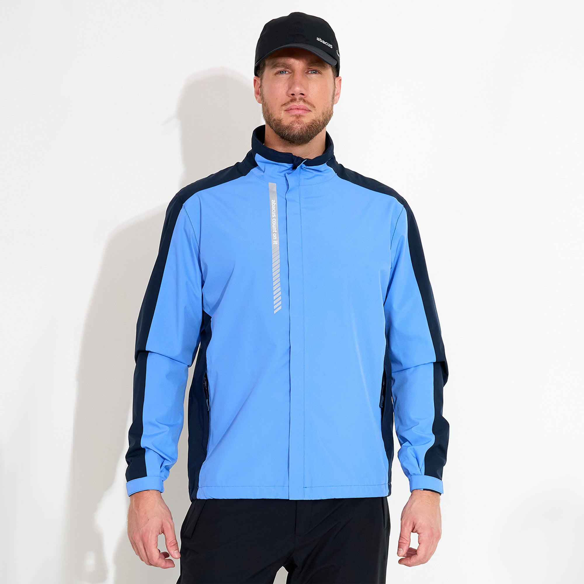 Mens Links Stretch Rain Jacket - Energize Trek