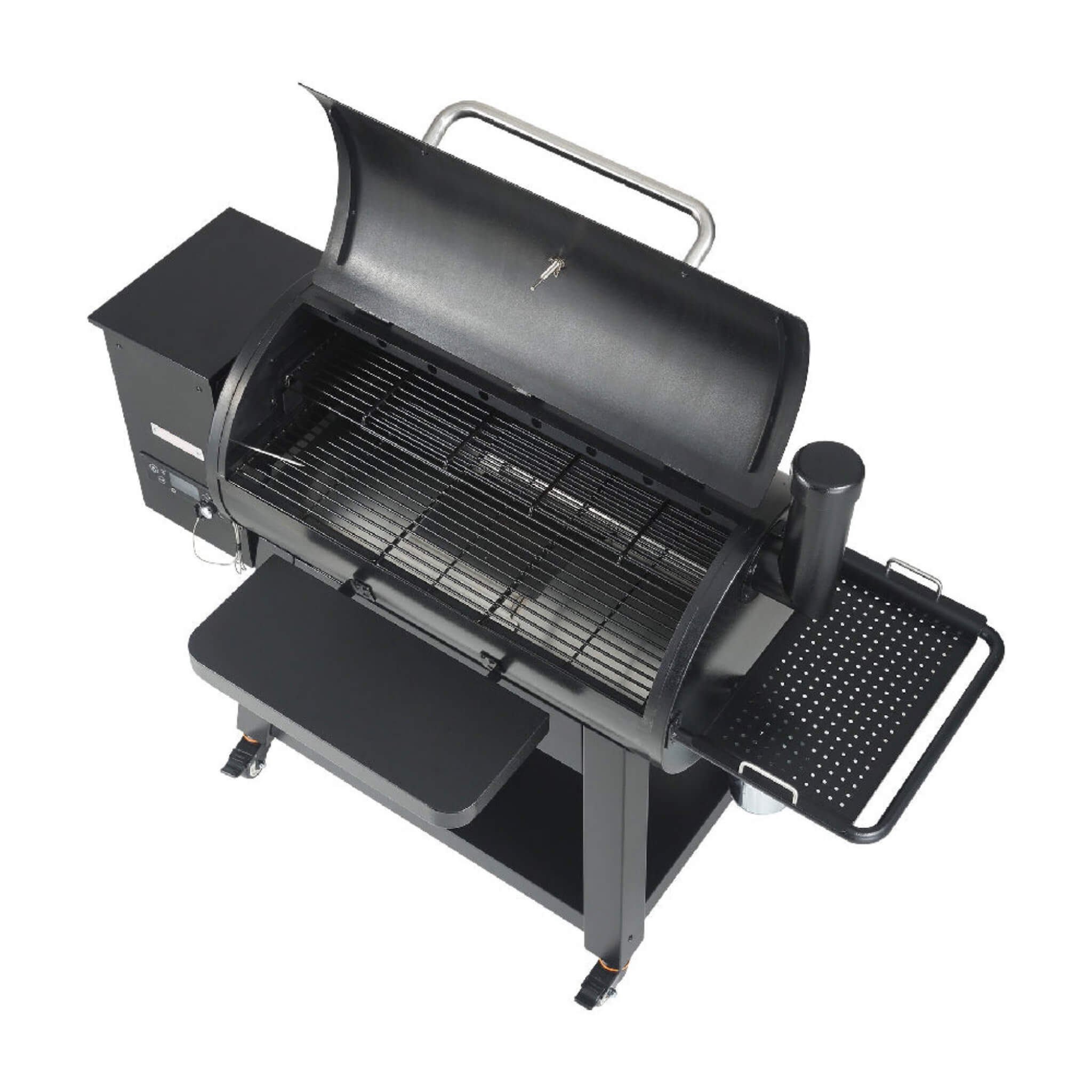 62" Heavy Duty Portable Wood Pellet BBQ Grill With Cart (SAK91308) - Energize Trek