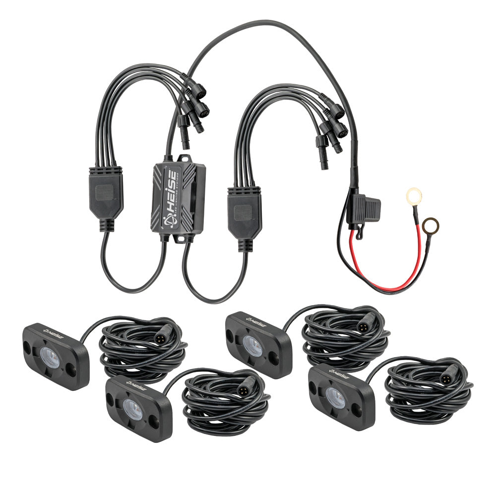 HEISE RGB Accent Lighting Kit  4 Pack HE4TLRGBK