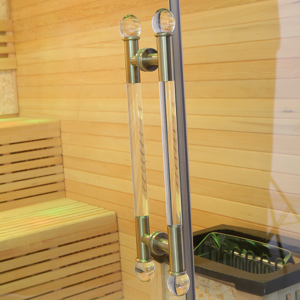 SAUNA EVOLUTION® Include Therapy Wood Traditional Steam Sauna Modern Relax 7 - Energize Trek