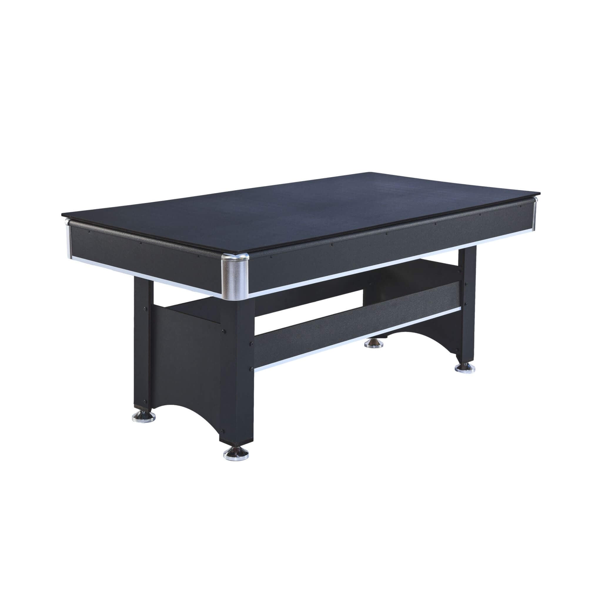 6FT Premium Wooden Multifunctional Pool Table With Table Tennis Top (SAK62741) - Energize Trek