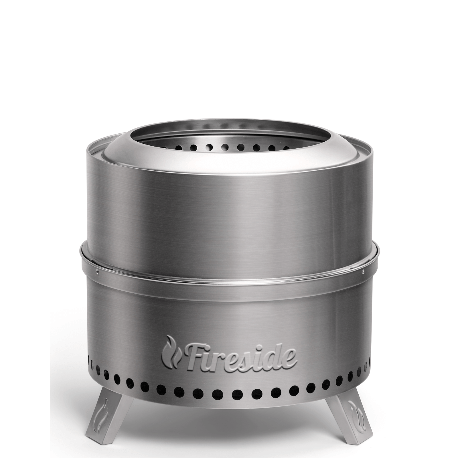 Pluto R19-SS Smokeless Outdoor Fire Pit -  Stainless Steel - Energize Trek