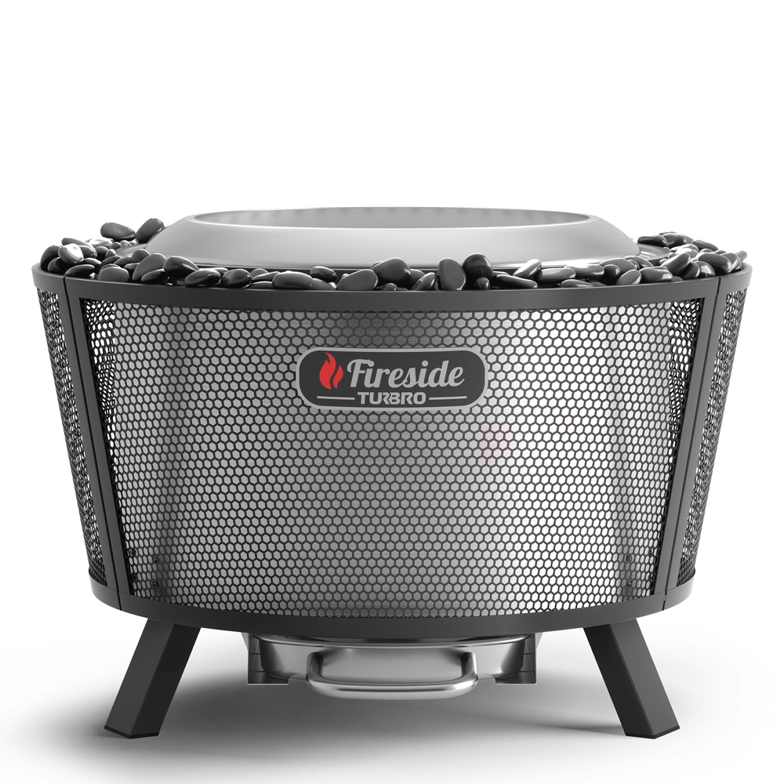 Fireside Pluto R29 Outdoor Fire Pit  - Painted Black - Energize Trek