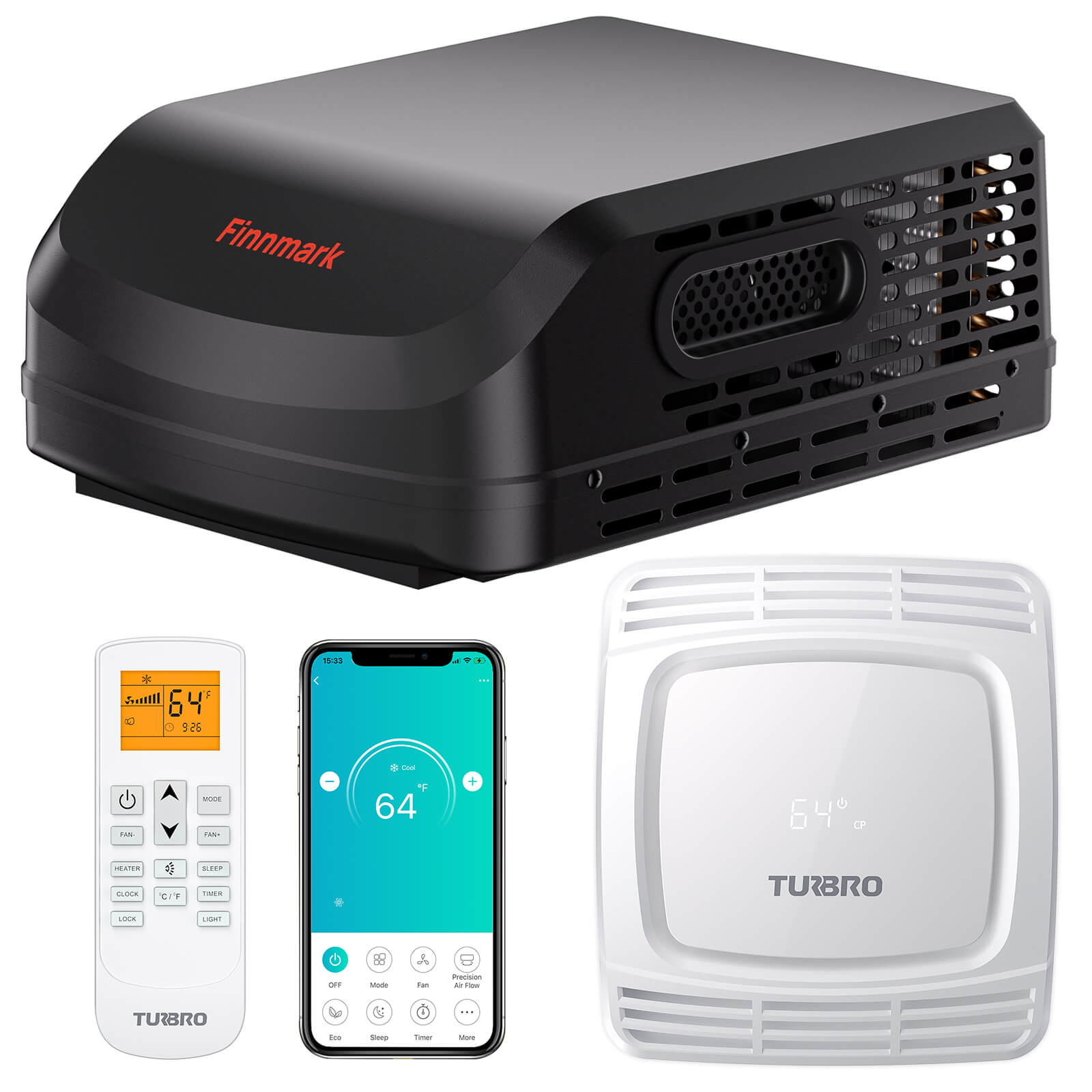Finnmark 15,000 BTU RV Air Conditioner - Energize Trek
