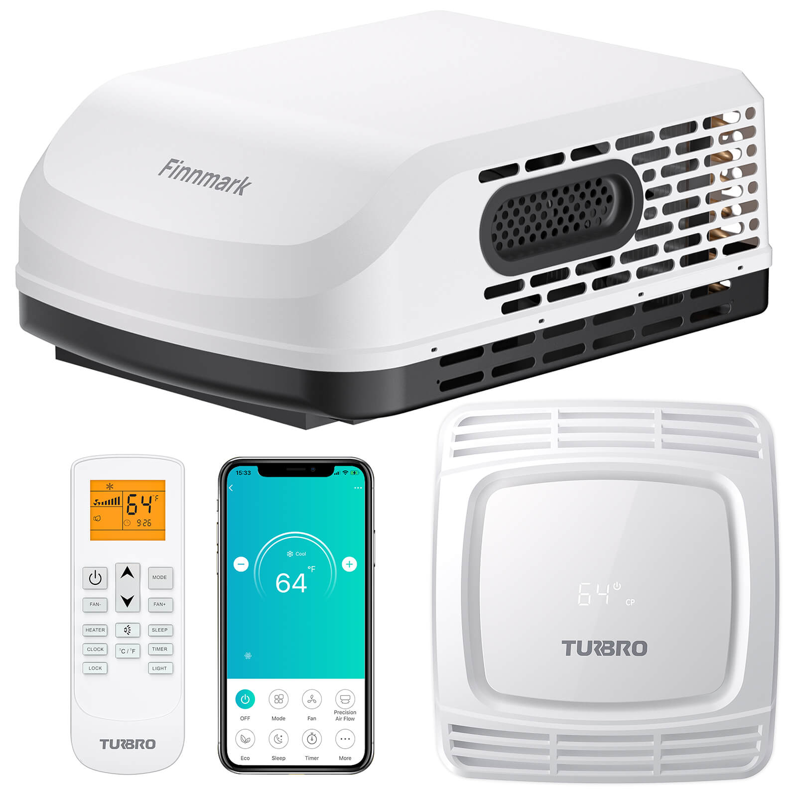 Finnmark 15,000 BTU RV Air Conditioner - Energize Trek