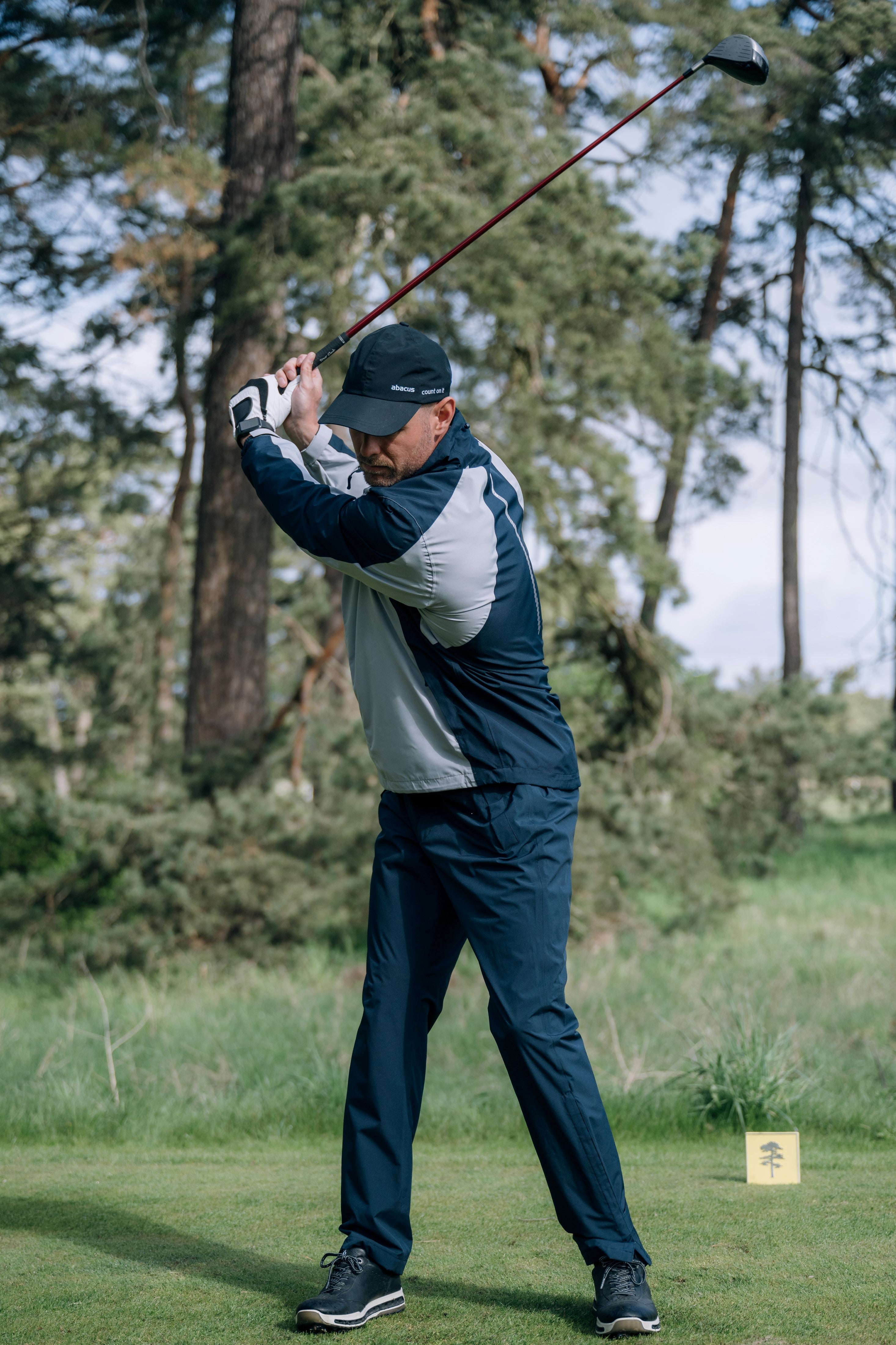 Mens Links Stretch Rain Jacket - Energize Trek