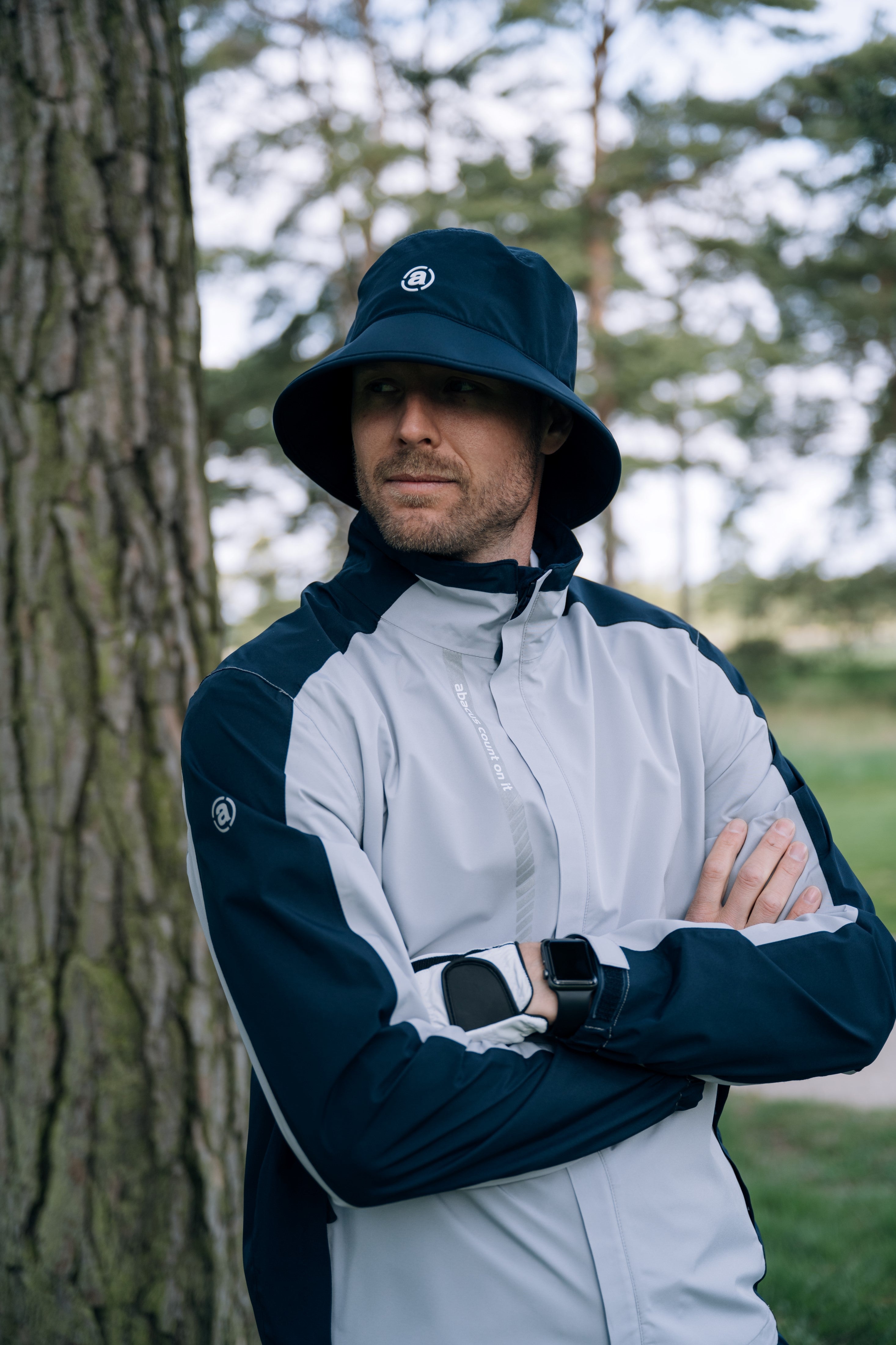 Mens Links Stretch Rain Jacket - Energize Trek