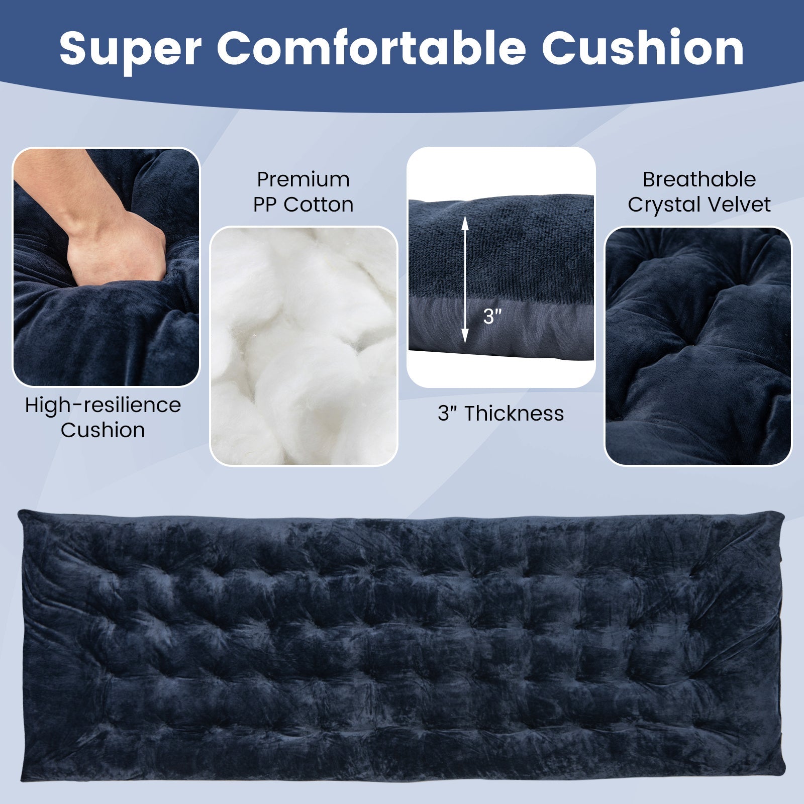 75 x 27.5 Inch Camping Cot Pads with Soft and Breathable Crystal Velvet - Energize Trek