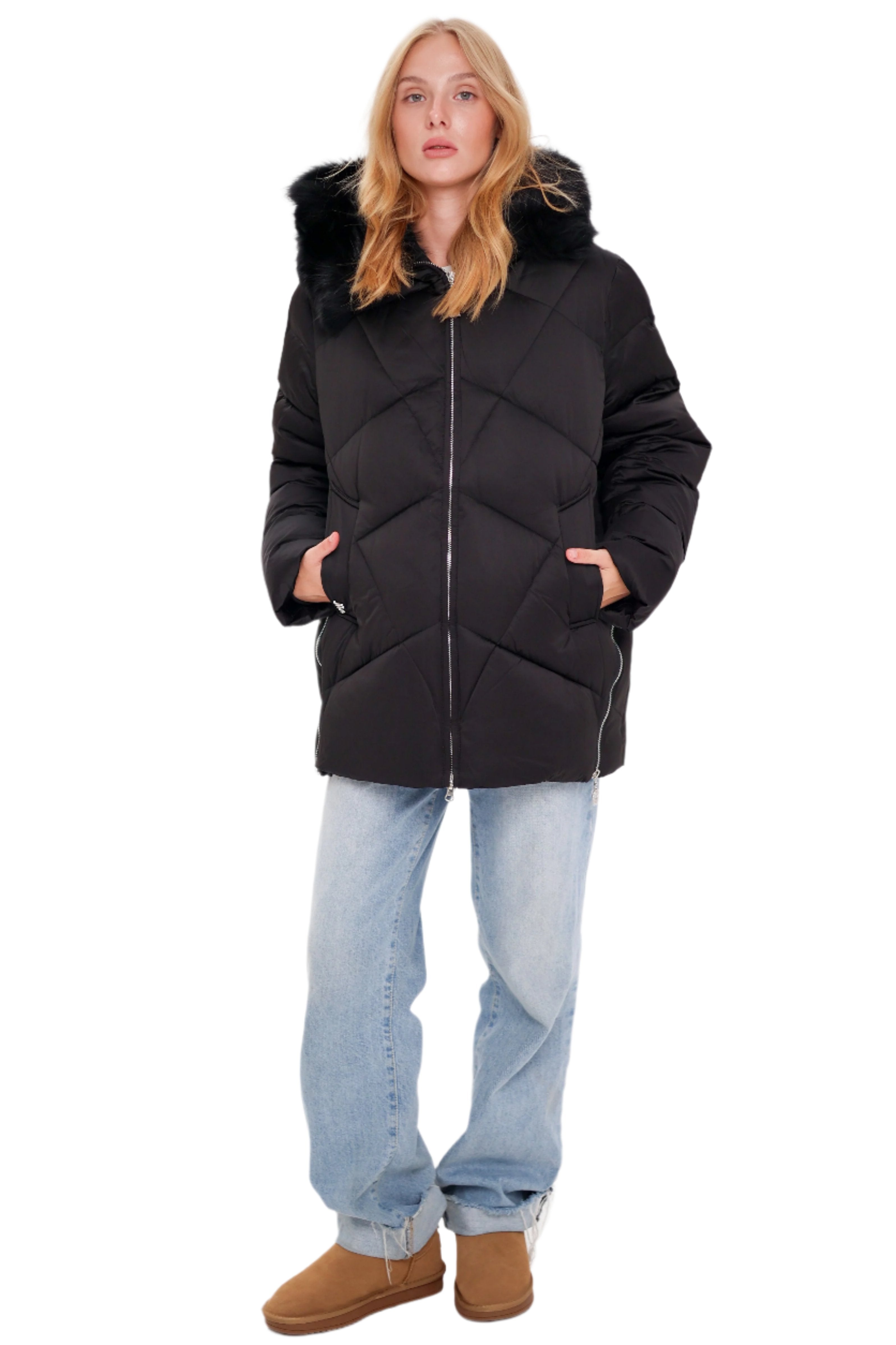Genuine Polar Fox Thinsulate™ Insulation Coat - Energize Trek