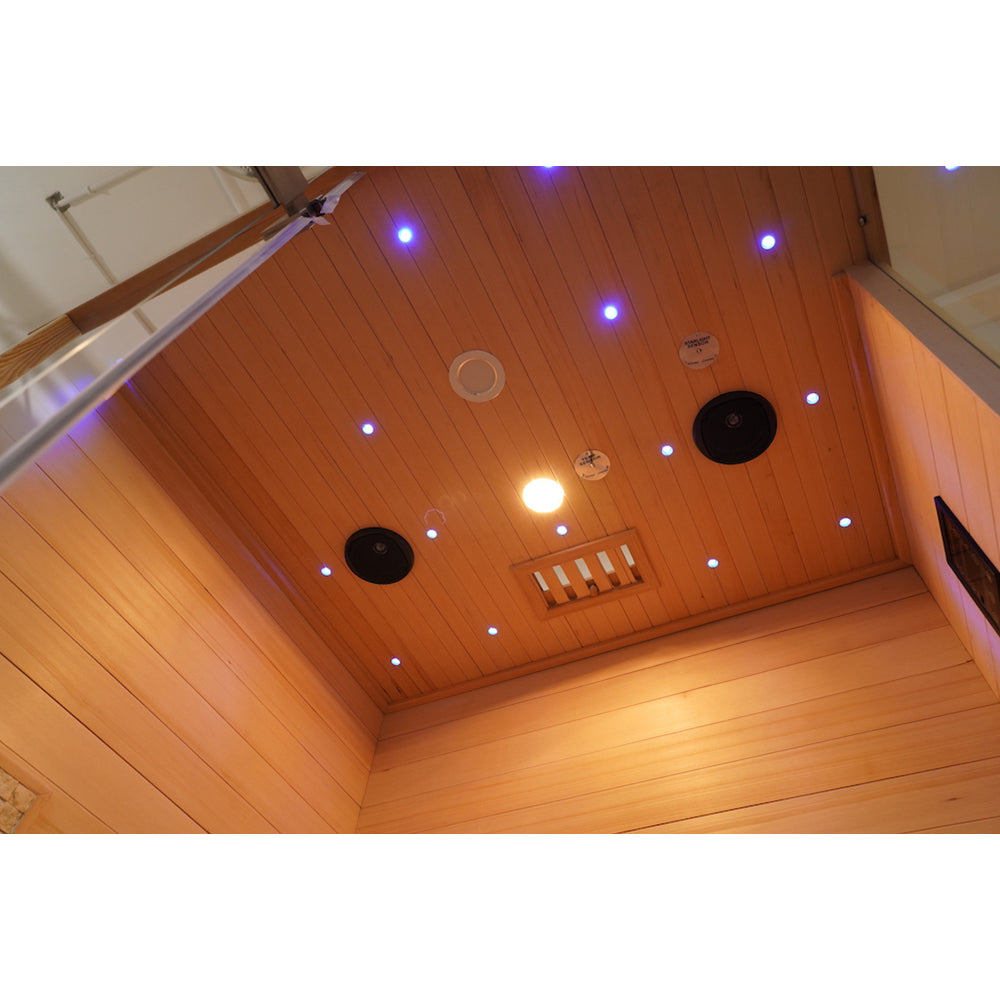SAUNA EVOLUTION® Commercial Finnish Bath Home Sauna Indoor Steam Room Glass 03 - Energize Trek