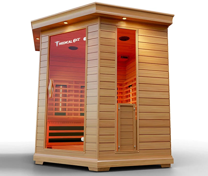 6 Person Indoor Infrared Full Spectrum Sauna | Medical 6 Plus™ - Energize Trek