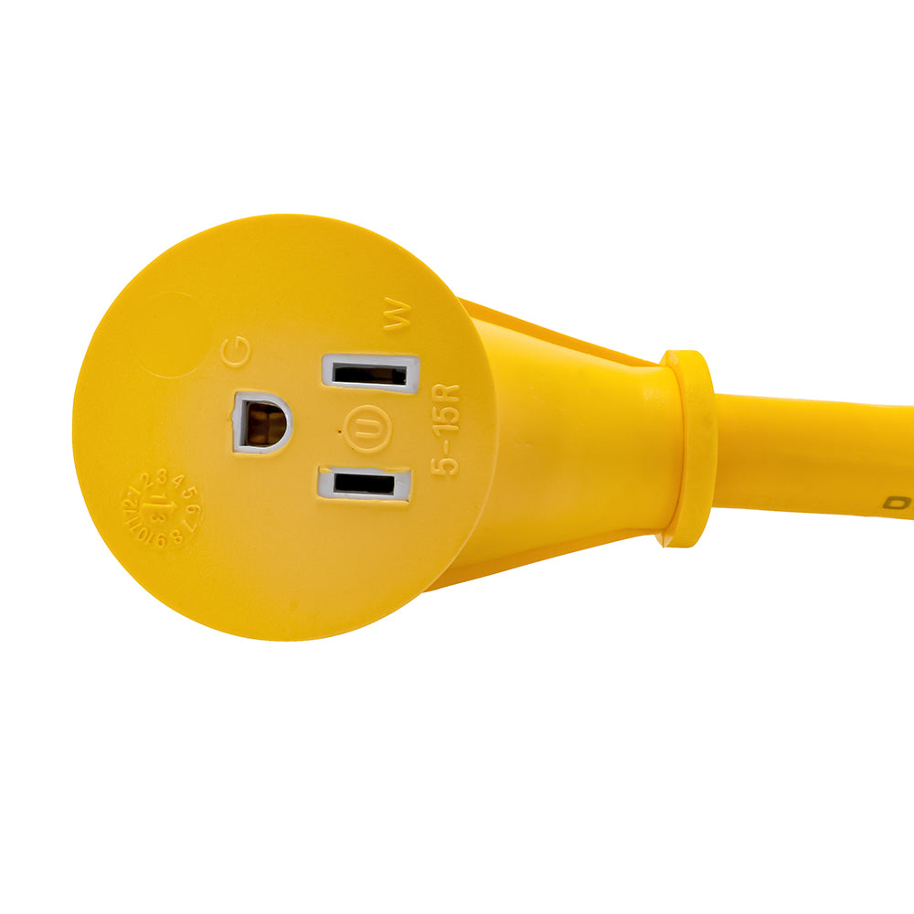 Camco 30AM15AF Power Grip Marine 12 Dogbone  MLocking90F Adapter 55616