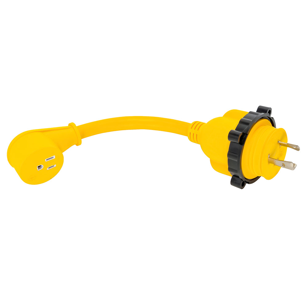 Camco 30AM15AF Power Grip Marine 12 Dogbone  MLocking90F Adapter 55616