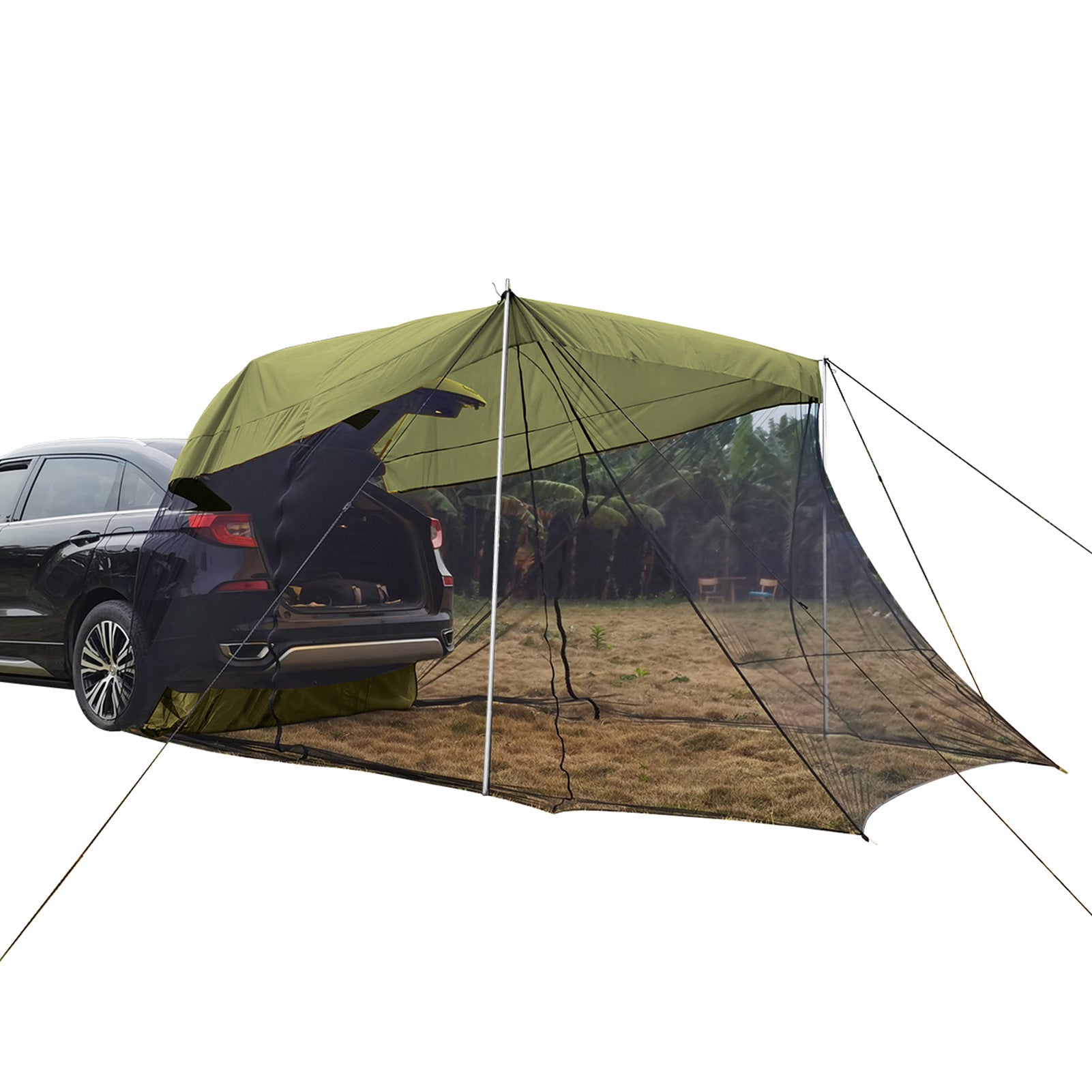 Rear Tent Canopy Awning Anti-mosquito Sunscreen