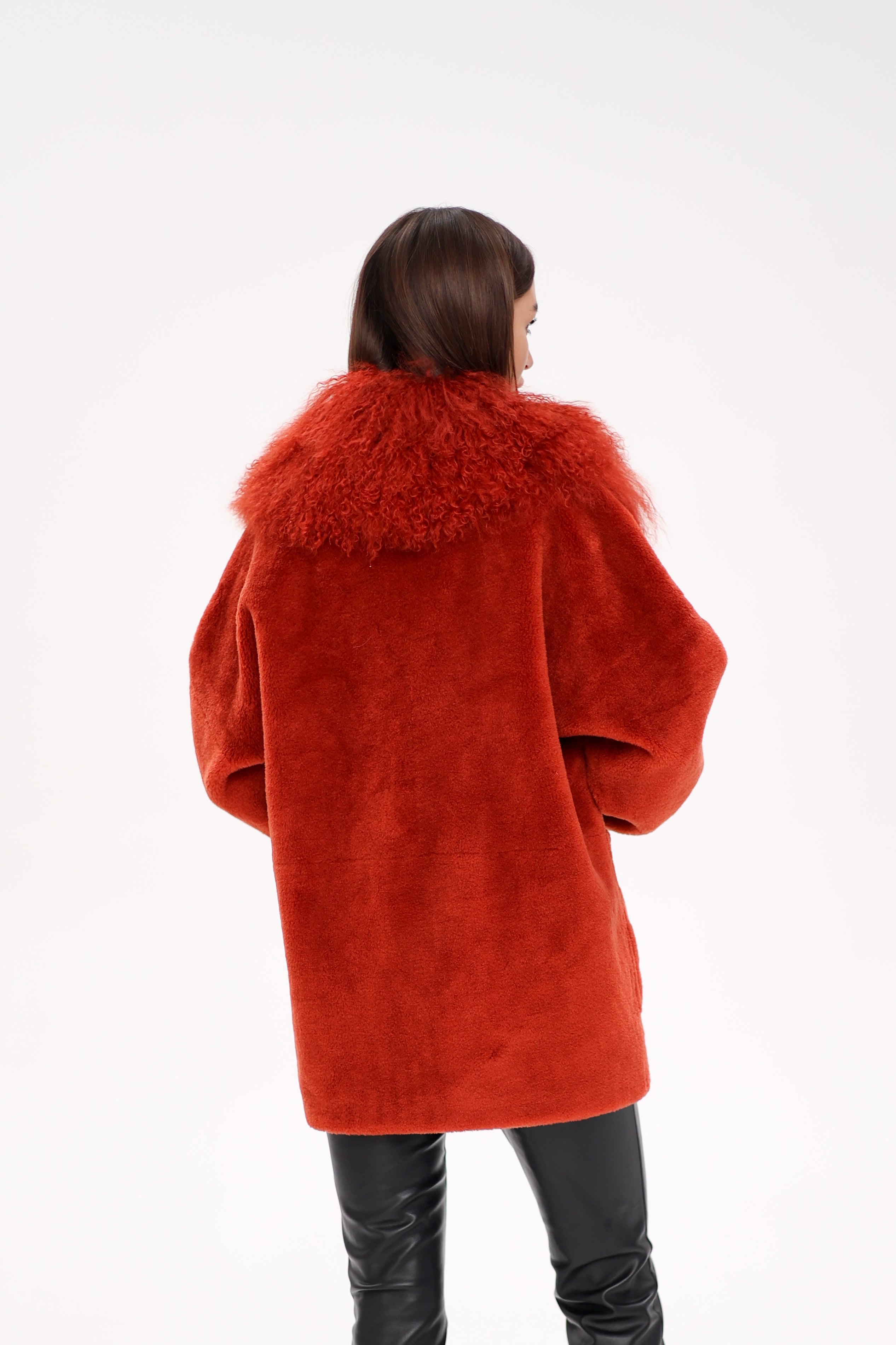 Genuine Lama Fur Peruvian Wool Coat - Energize Trek