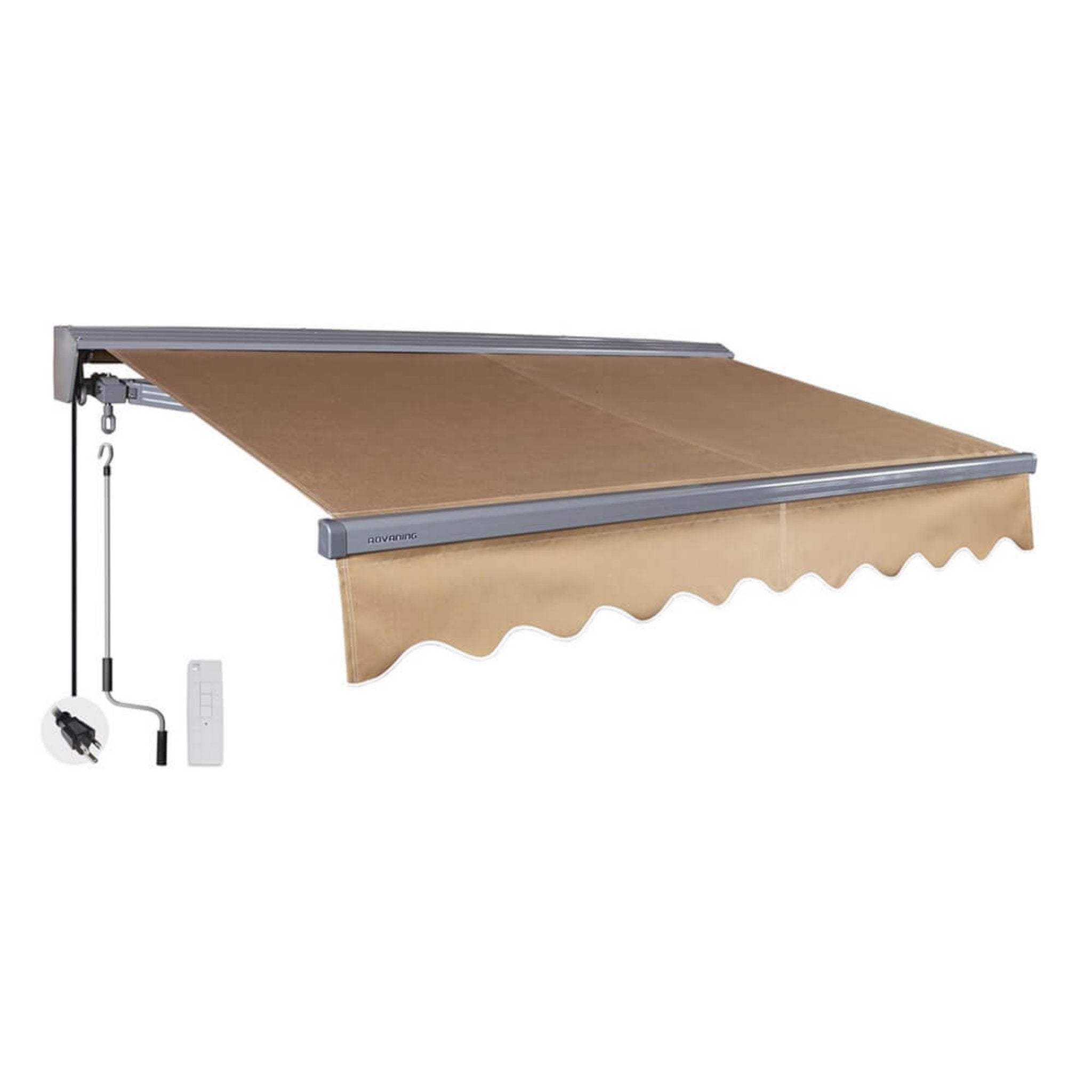 Advaning Classic Series Fully Assembled Retractable Sun Shade Canopy Awning (SAK92851) - Energize Trek