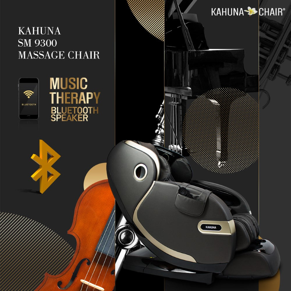 Kahuna Chair SM-9300 Premium 4D Massage Chair with Body Scan & Dual Heating - Energize Trek