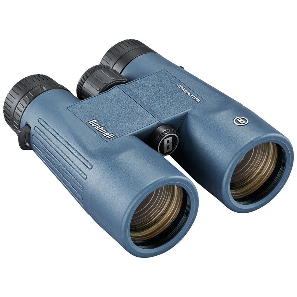Bushnell 10x42mm H2O Binocular  Dark Blue Roof WPFP Twist Up Eyecups 150142R