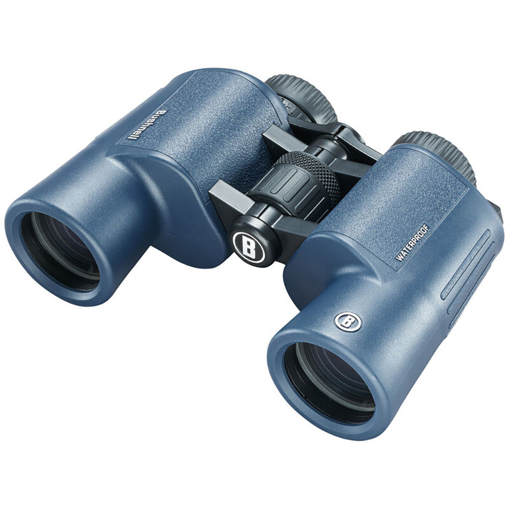 Bushnell 10x42mm H2O Binocular  Dark Blue Porro WPFP Twist Up Eyecups 134211R