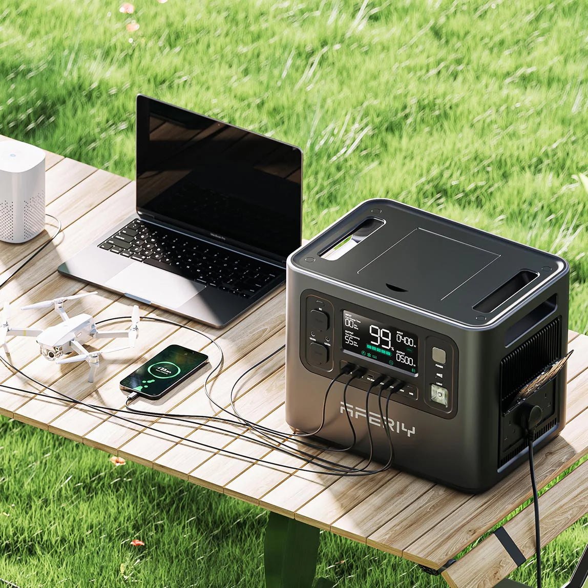 AFERIY P110-D Portable Power Station 1200W 960Wh - Energize Trek