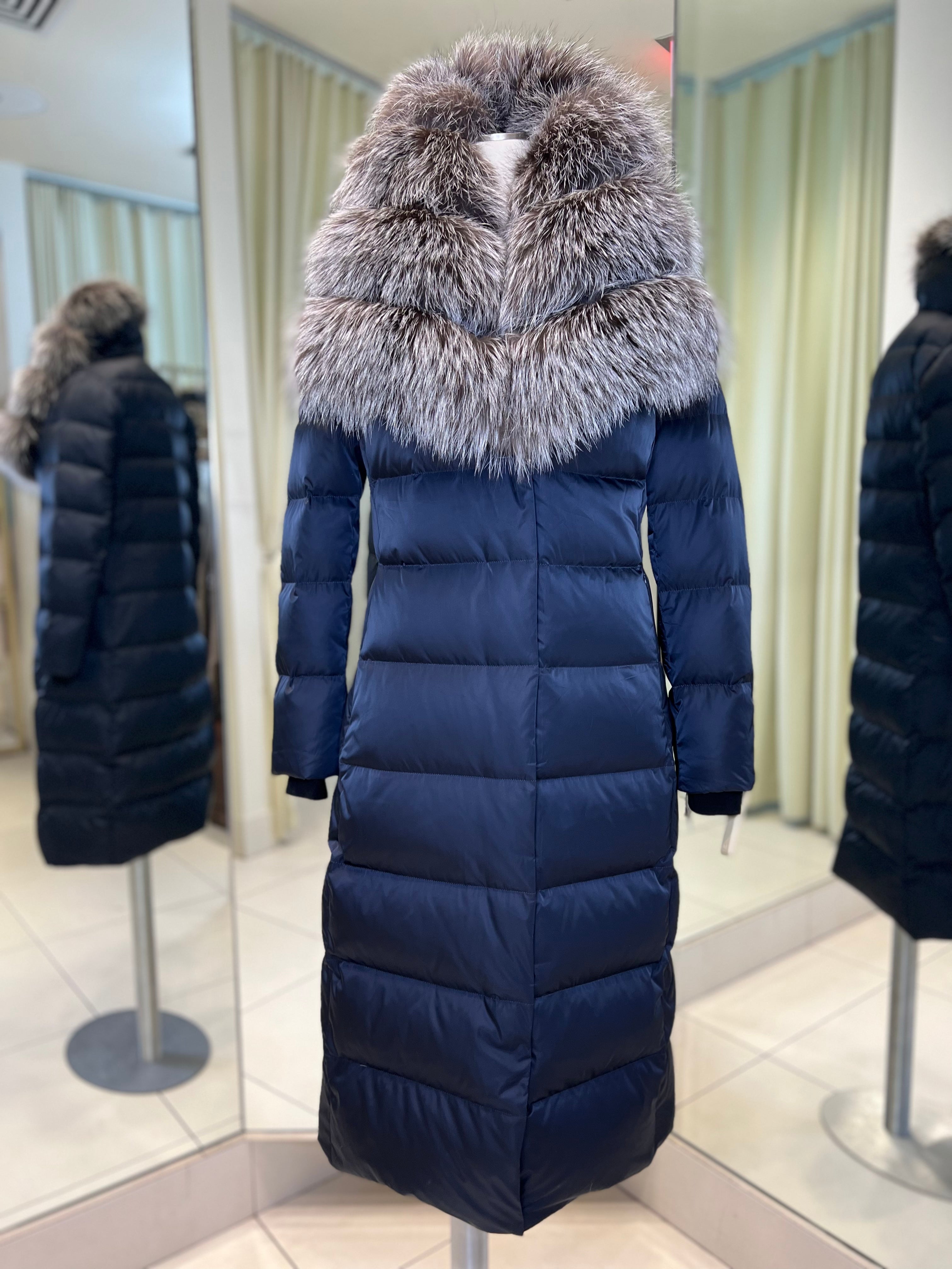 Kaimana Genuine Fox Fur Trim Premium Down Coat - Energize Trek