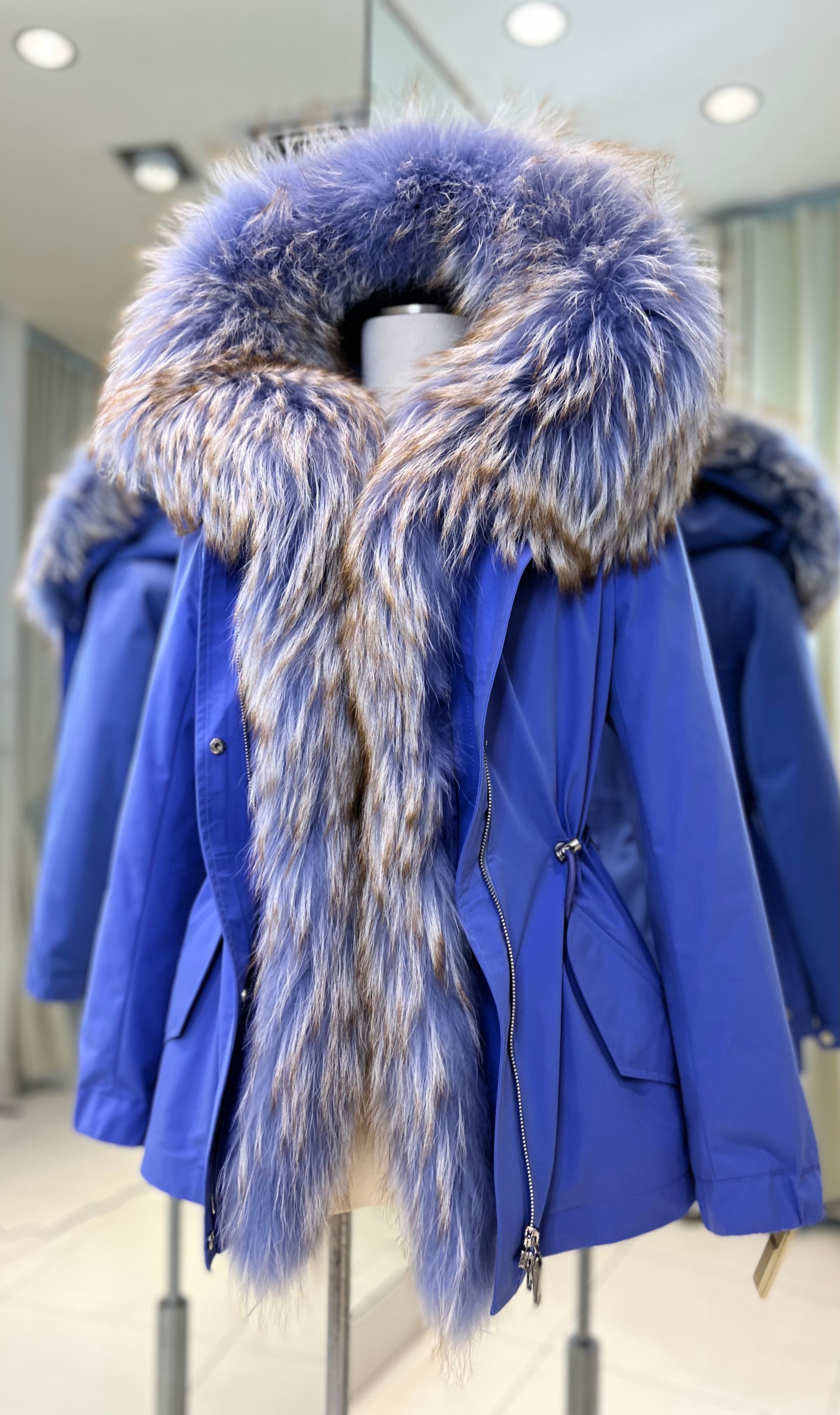 Genuine Fox Fur Rabbit Insulated Parka - Energize Trek