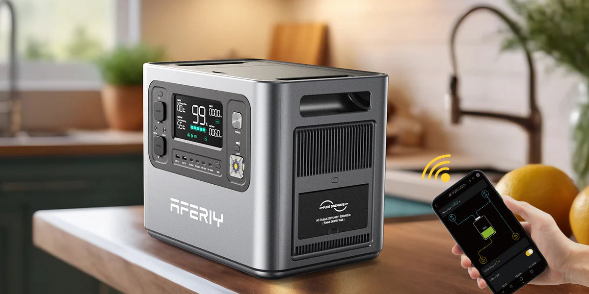 AFERIY P210 Portable Power Station 2400W - Energize Trek