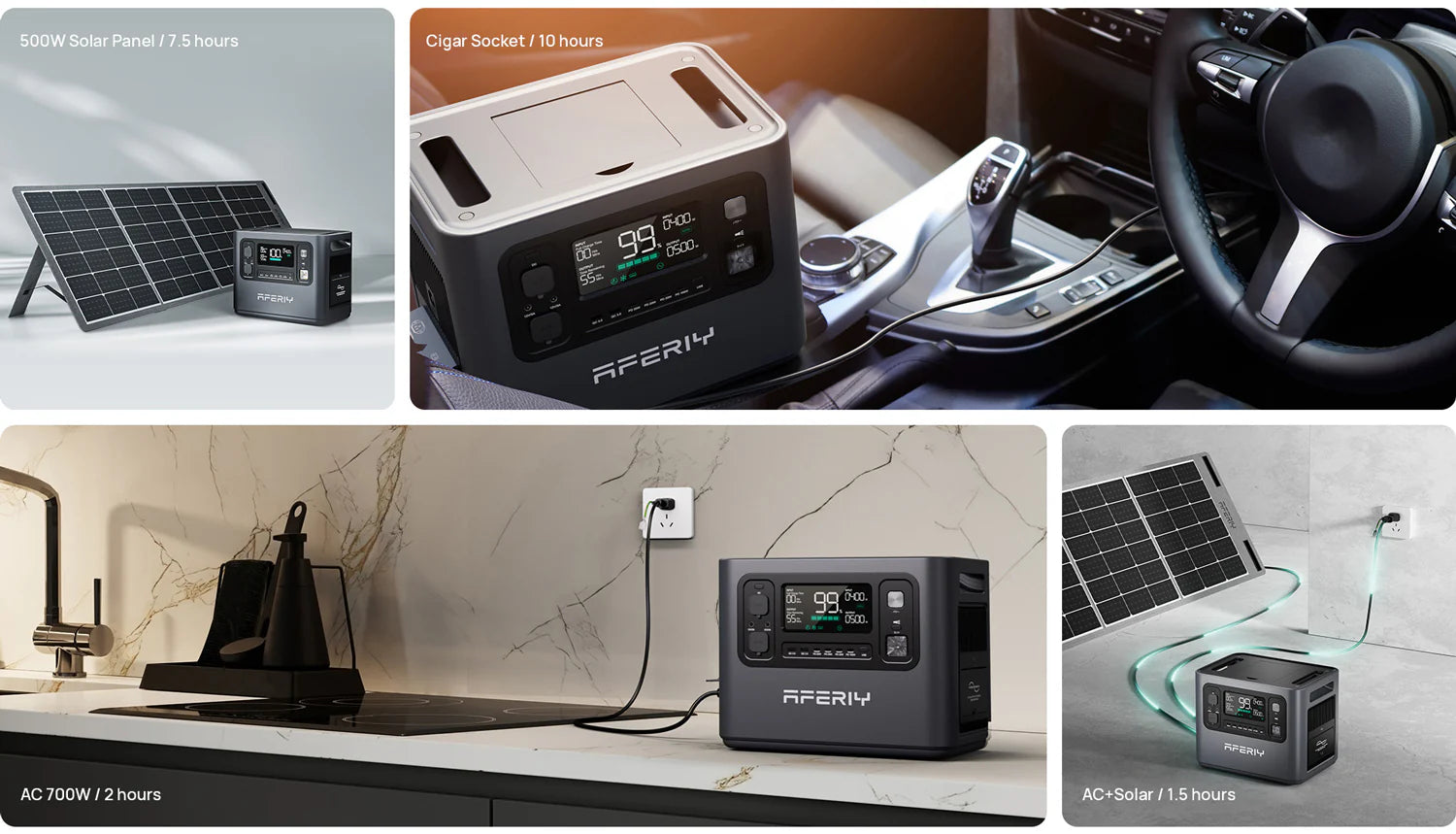 AFERIY P210 Portable Power Station 2400W - Energize Trek