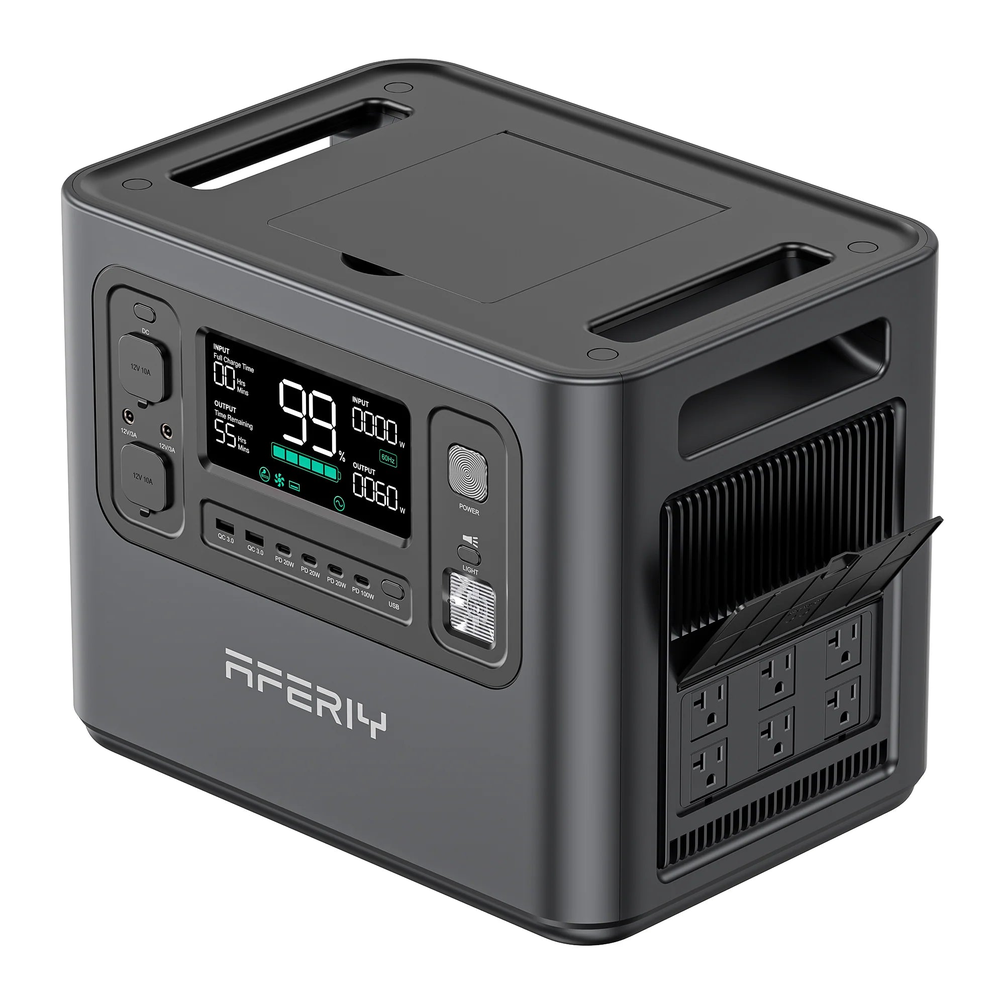 AFERIY P210 Portable Power Station 2400W 2048Wh - Energize Trek