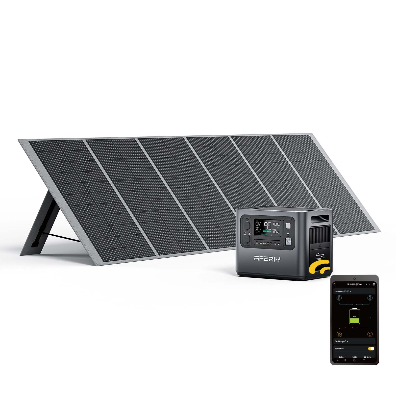 AFERIY P210 Portable Power Station 2400W 2048Wh - Energize Trek