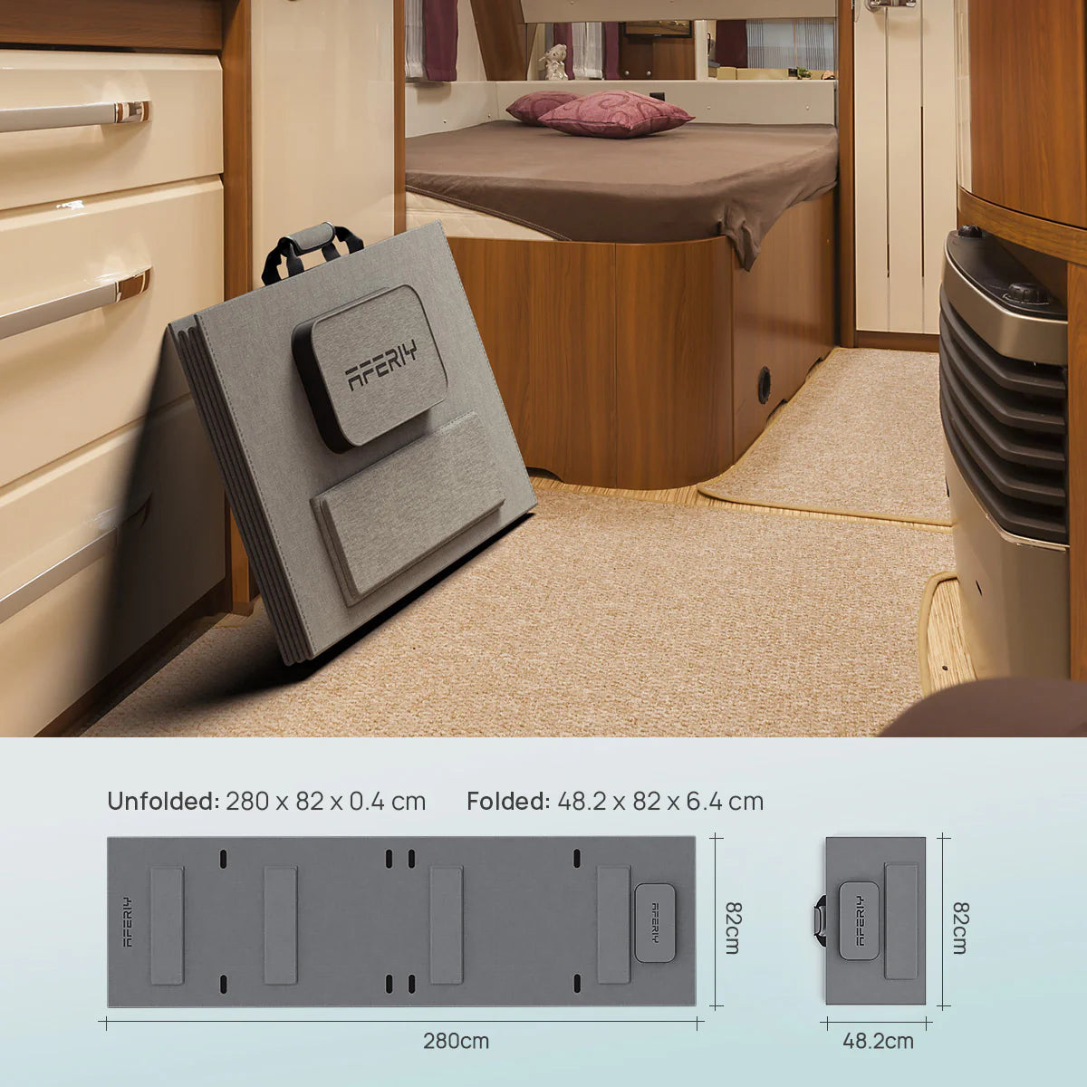 AFERIY ‎AF-S400A1 400W Portable Solar Panel - Energize Trek