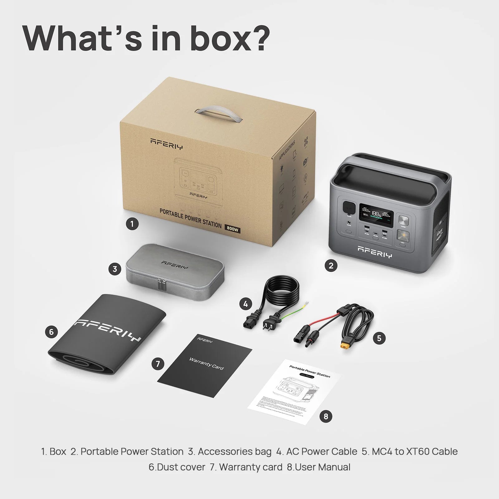 AFERIY 800W Portable Power Station - Energize Trek