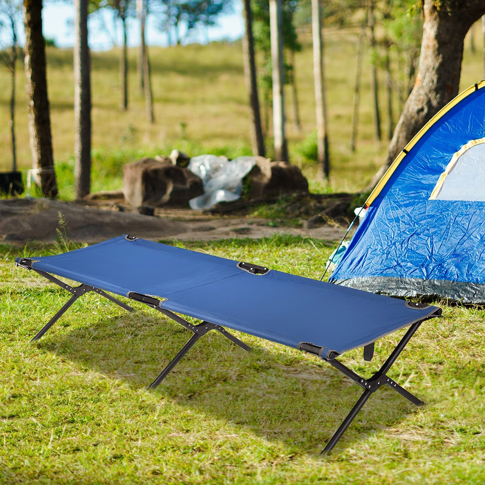 Adults Kids Folding Camping Cot - Energize Trek