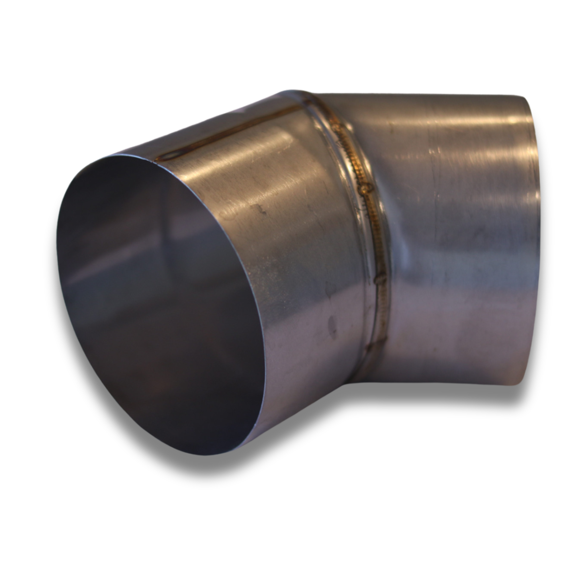 Angled Stove Chimney Pipe - 45 Degree Angle - 3.5” - Energize Trek