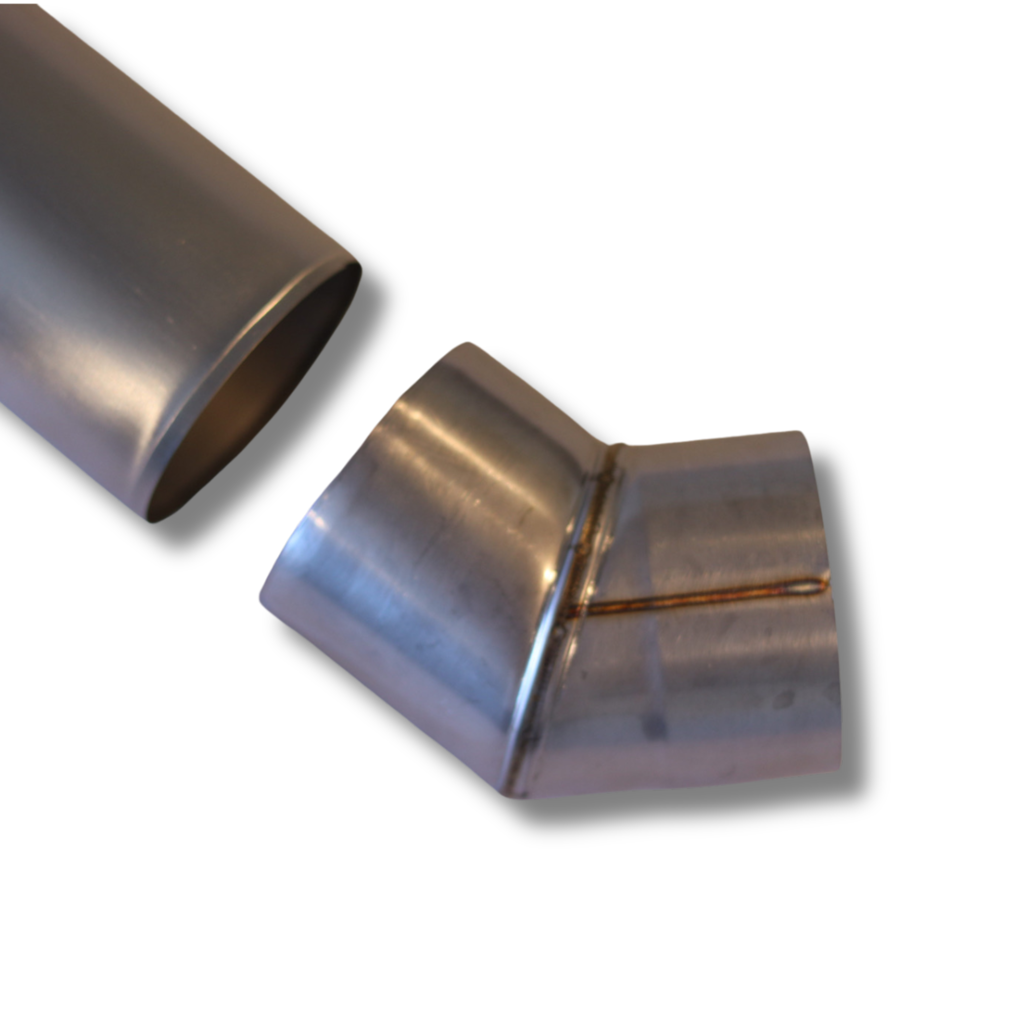 Angled Stove Chimney Pipe - 45 Degree Angle - 3.5” - Energize Trek