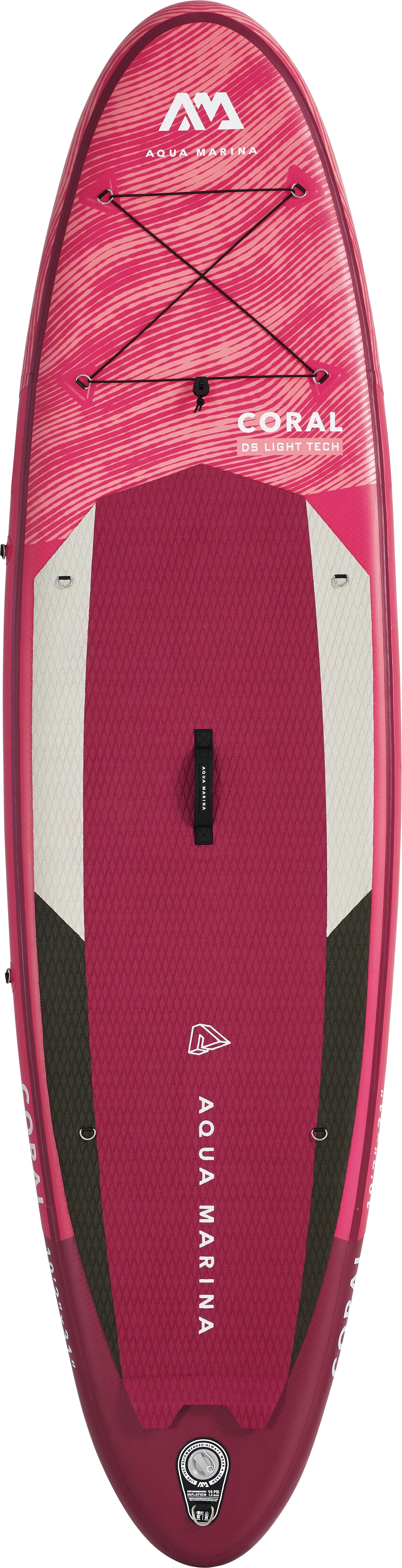 Aqua Marina CORAL 10'2" Inflatable Paddle Board All-Around Advanced SUP - Energize Trek