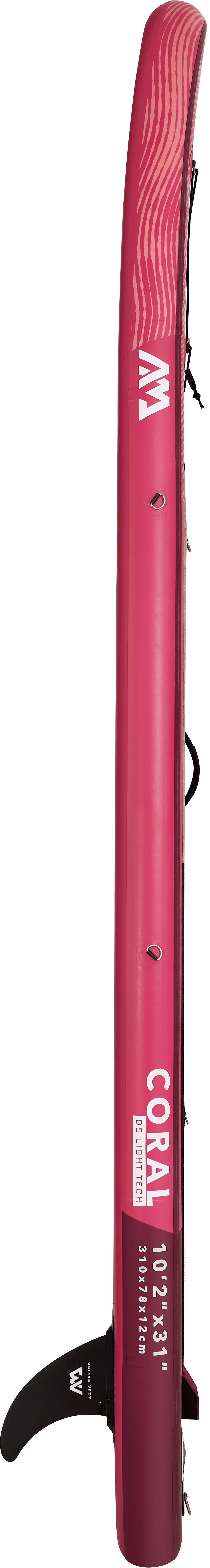 Aqua Marina CORAL 10'2" Inflatable Paddle Board All-Around Advanced SUP - Energize Trek