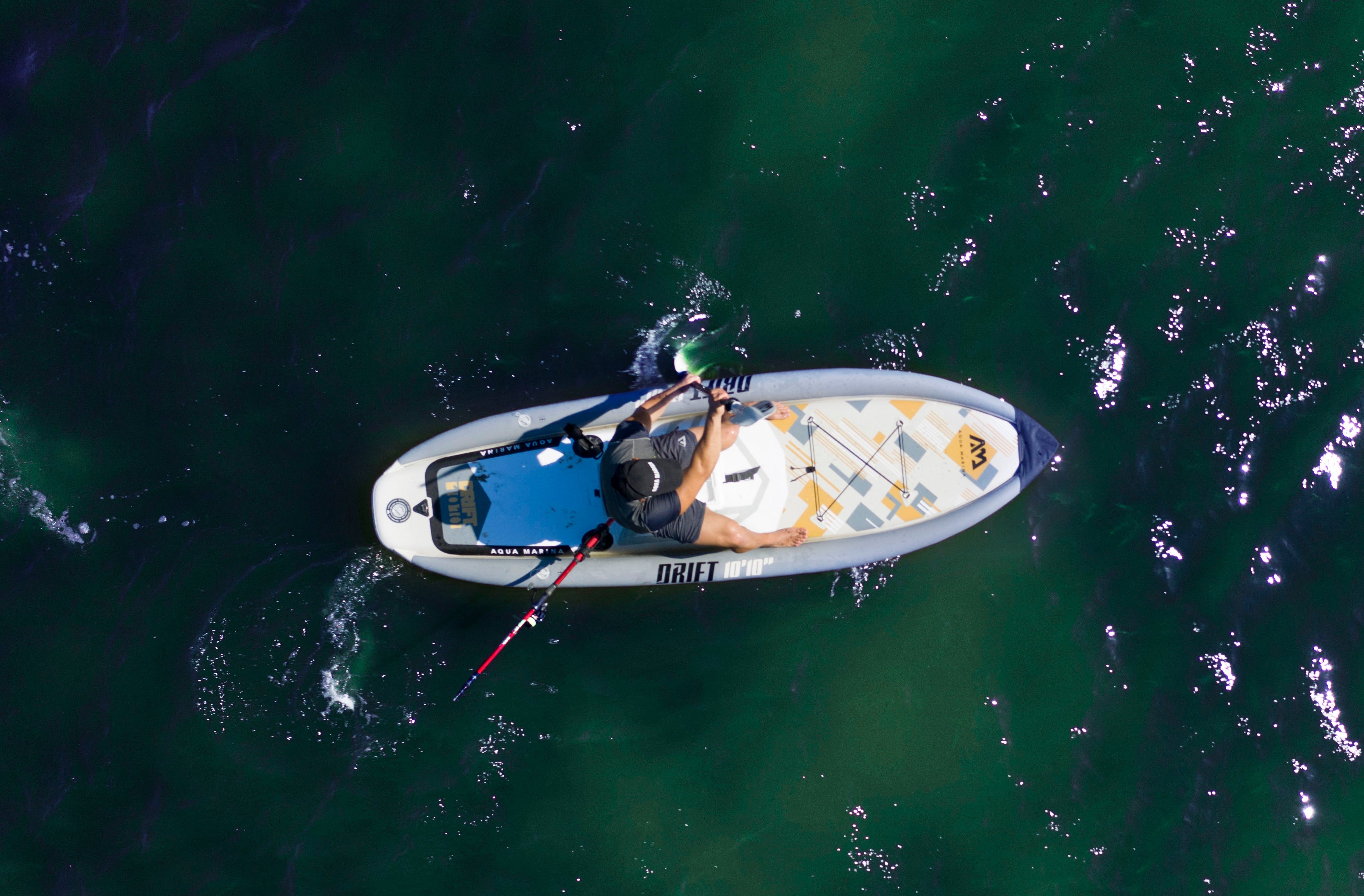 Aqua Marina DRIFT 10'10" Inflatable Paddle Board Fishing SUP - Energize Trek