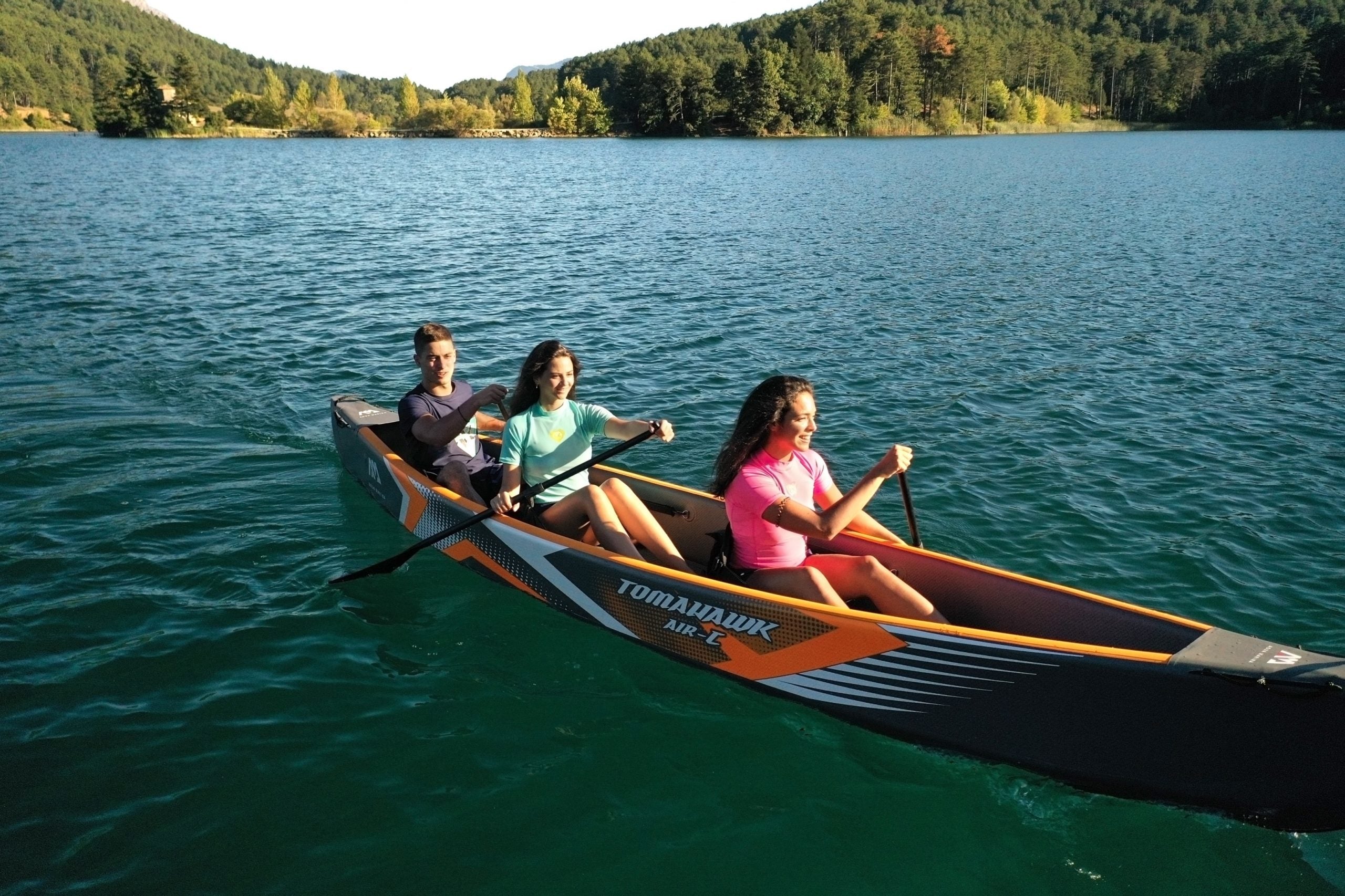 Aqua Marina TOMAHAWK AIR-C 15'8" Inflatable High Pressure Speed Kayak / Canoe - Energize Trek