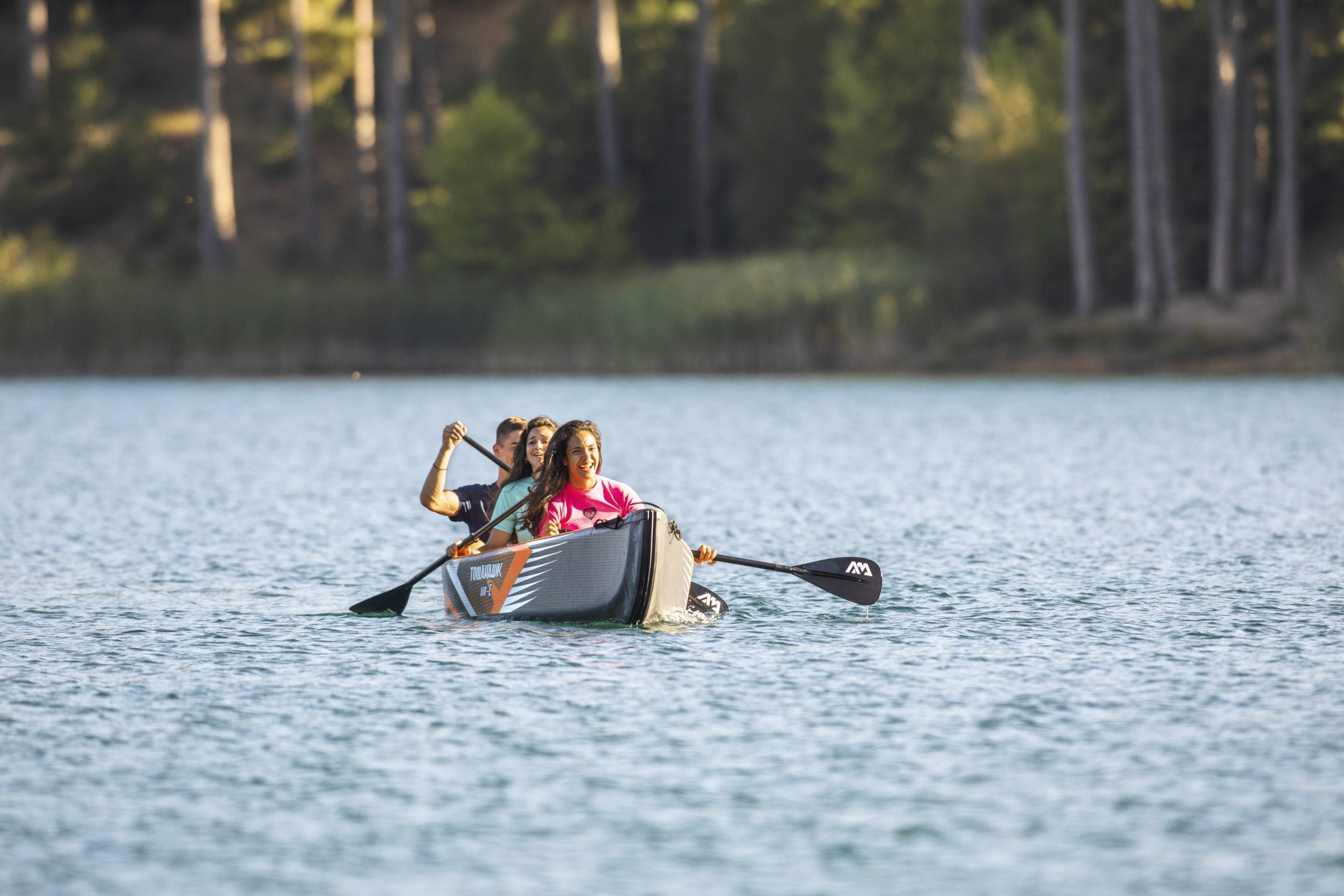 Aqua Marina TOMAHAWK AIR-C 15'8" Inflatable High Pressure Speed Kayak / Canoe - Energize Trek