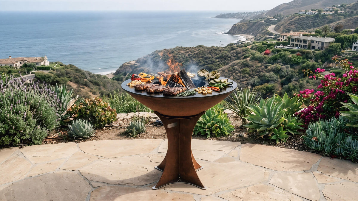 Arteflame XXL 40" Flat Top Grill - High Euro Base - Energize Trek