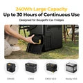 BougeRV New 240Wh Detachable Battery for CRH20/CRX3/CRD2 V2.0/ROCKY V3.0 Portable Fridges