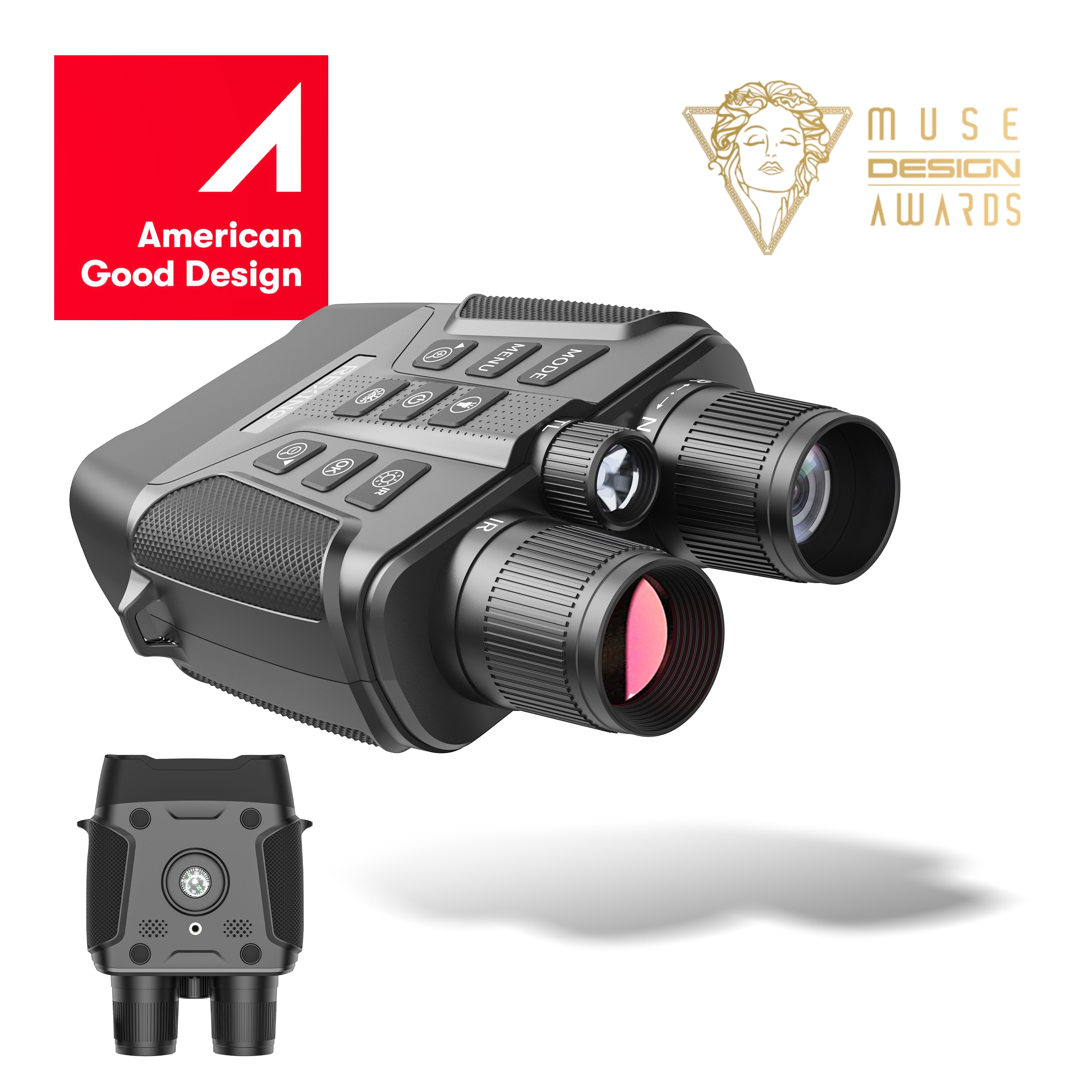 Rexing B1 Compass Night Vision Binoculars 4K Ultra HD - Energize Trek