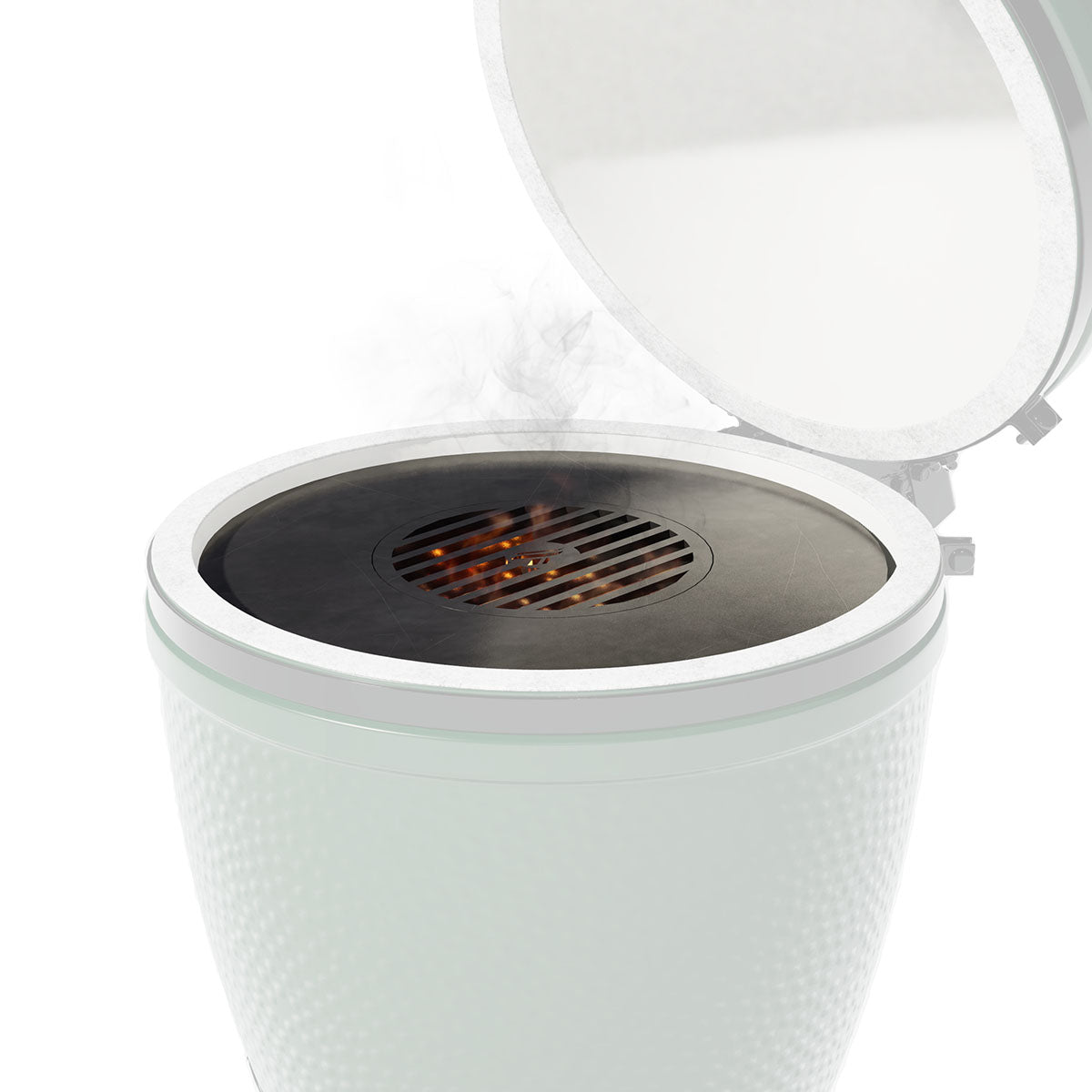 Arteflame Two-Piece Flat-Top Kit — Fits Big Green Egg® Charcoal Grills (Griddle Ring + Center Grill Grate) - Energize Trek