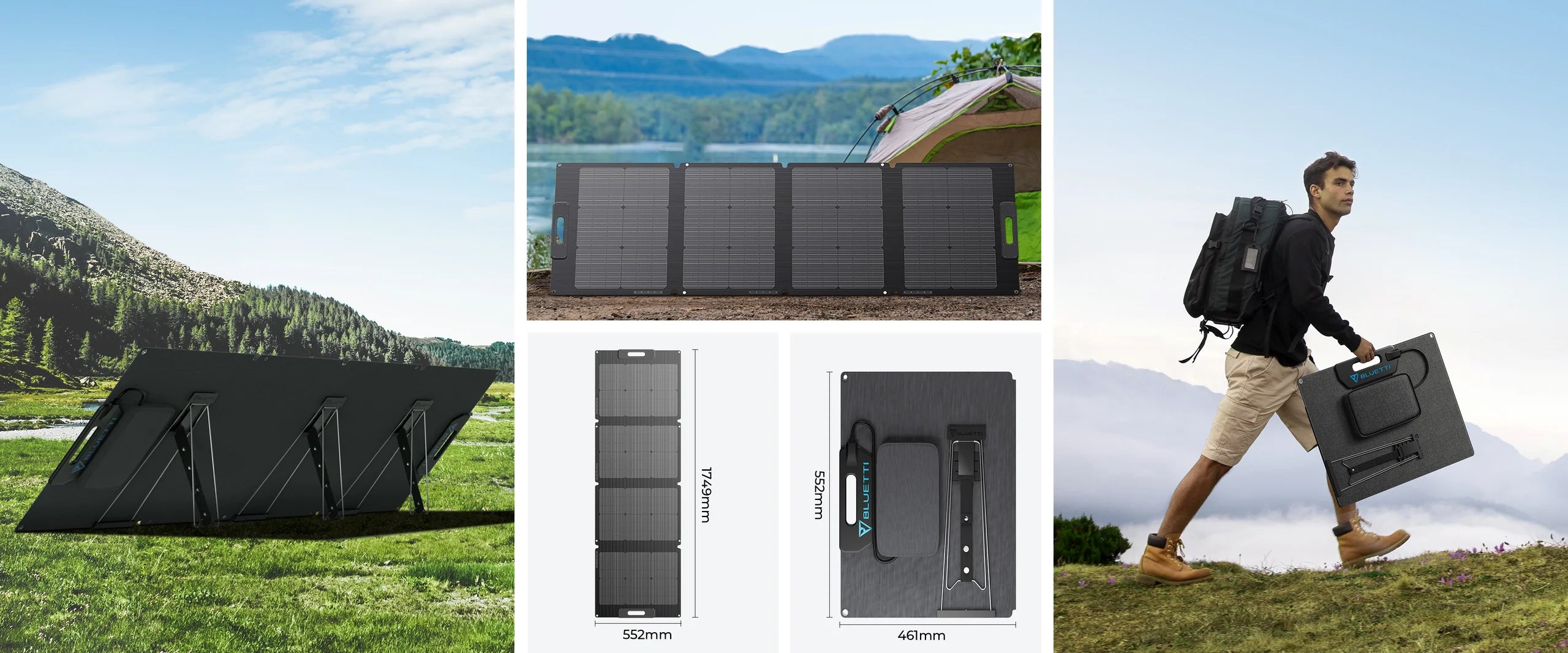 BLUETTI 120W Solar Panel - Energize Trek