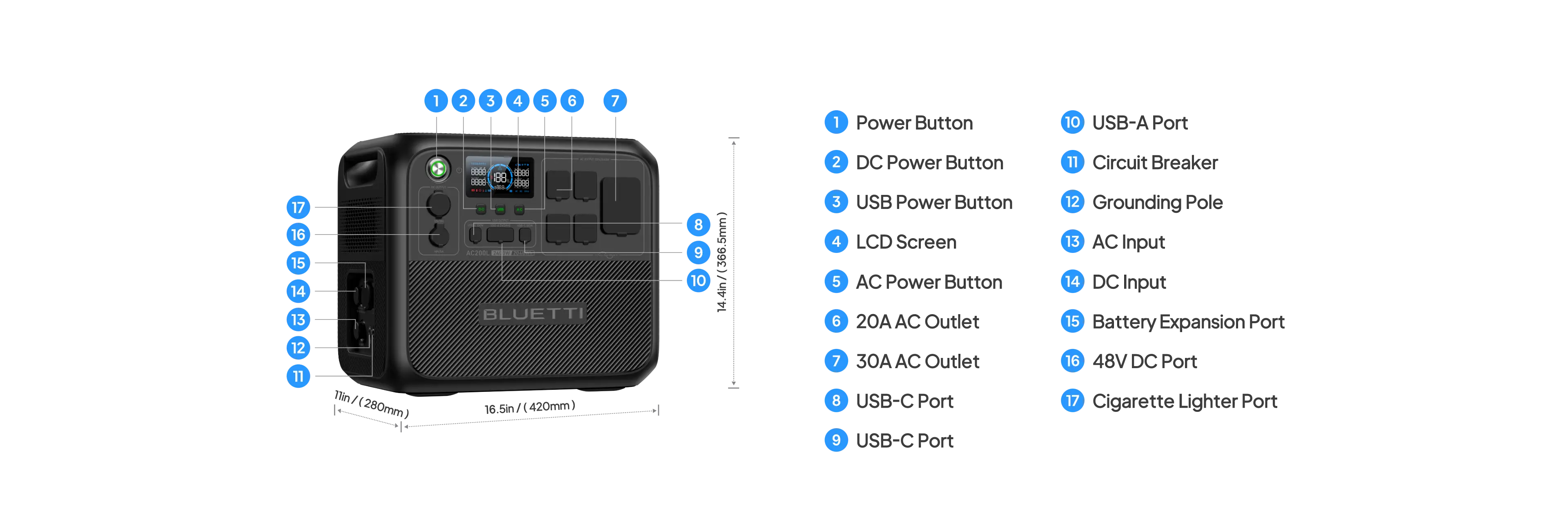 BLUETTI AC200L Portable Power Station - Energize Trek