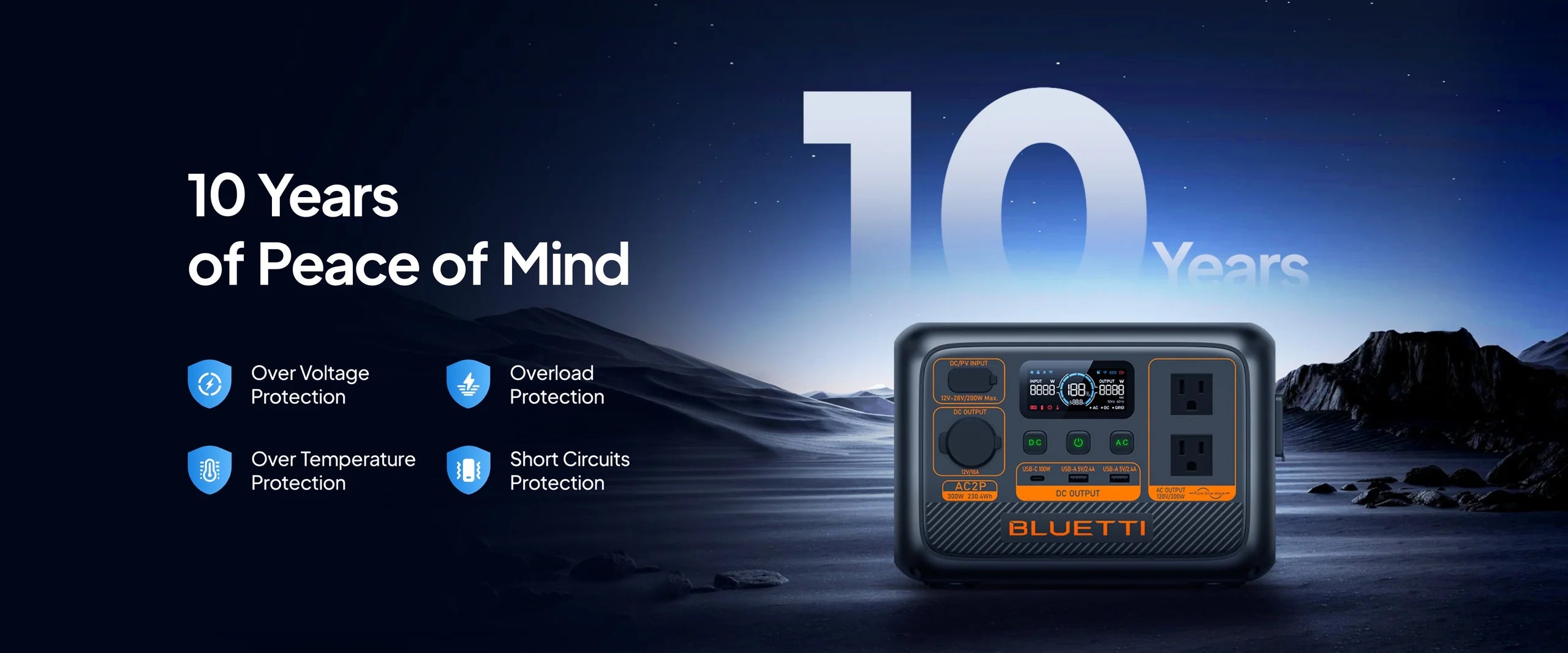 BLUETTI AC2P Portable Power Station - Energize Trek
